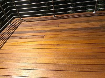 Deck Restoration using Armstrong-Clark Amber