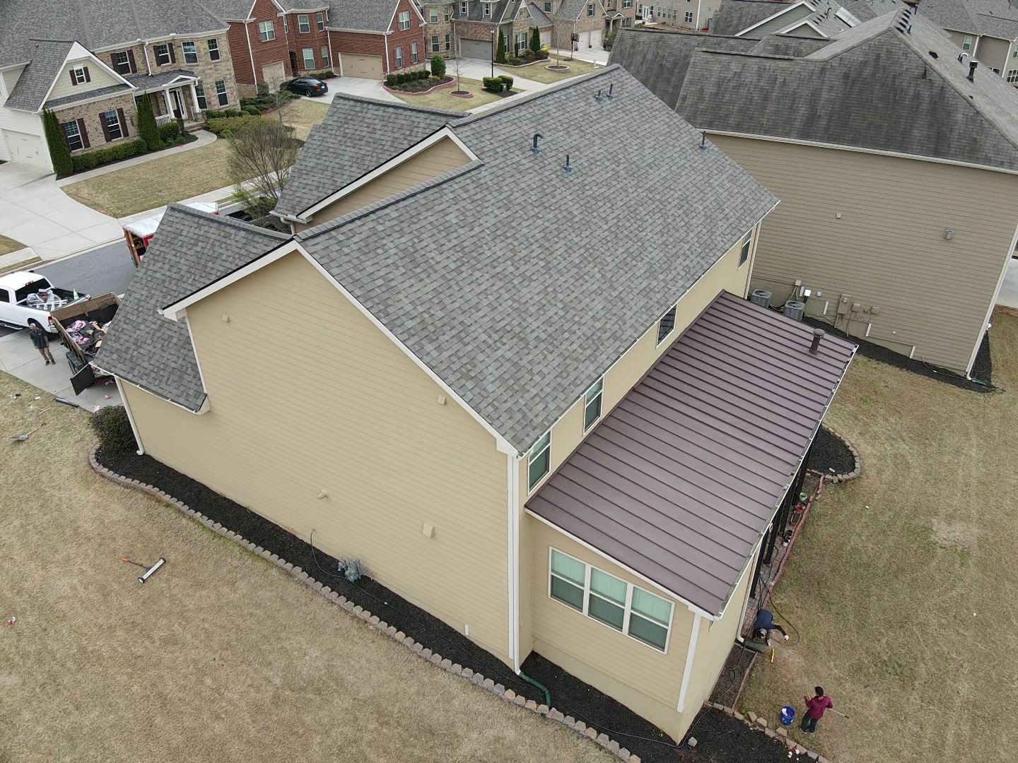 Residential Roofing Installation using Owens Corning by Inspector Roofing and Restoration