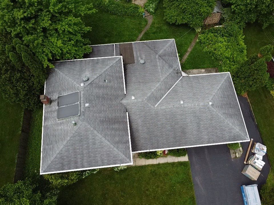New Roof Installation using new OSB sheathing Certainteed Landmark Shingles by Best Exteriors Inc