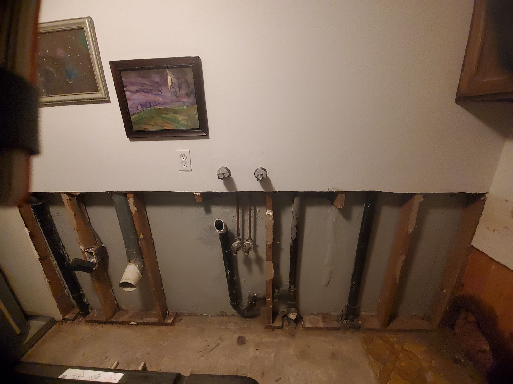Water Damage using Air Movers by Construction Now LLC