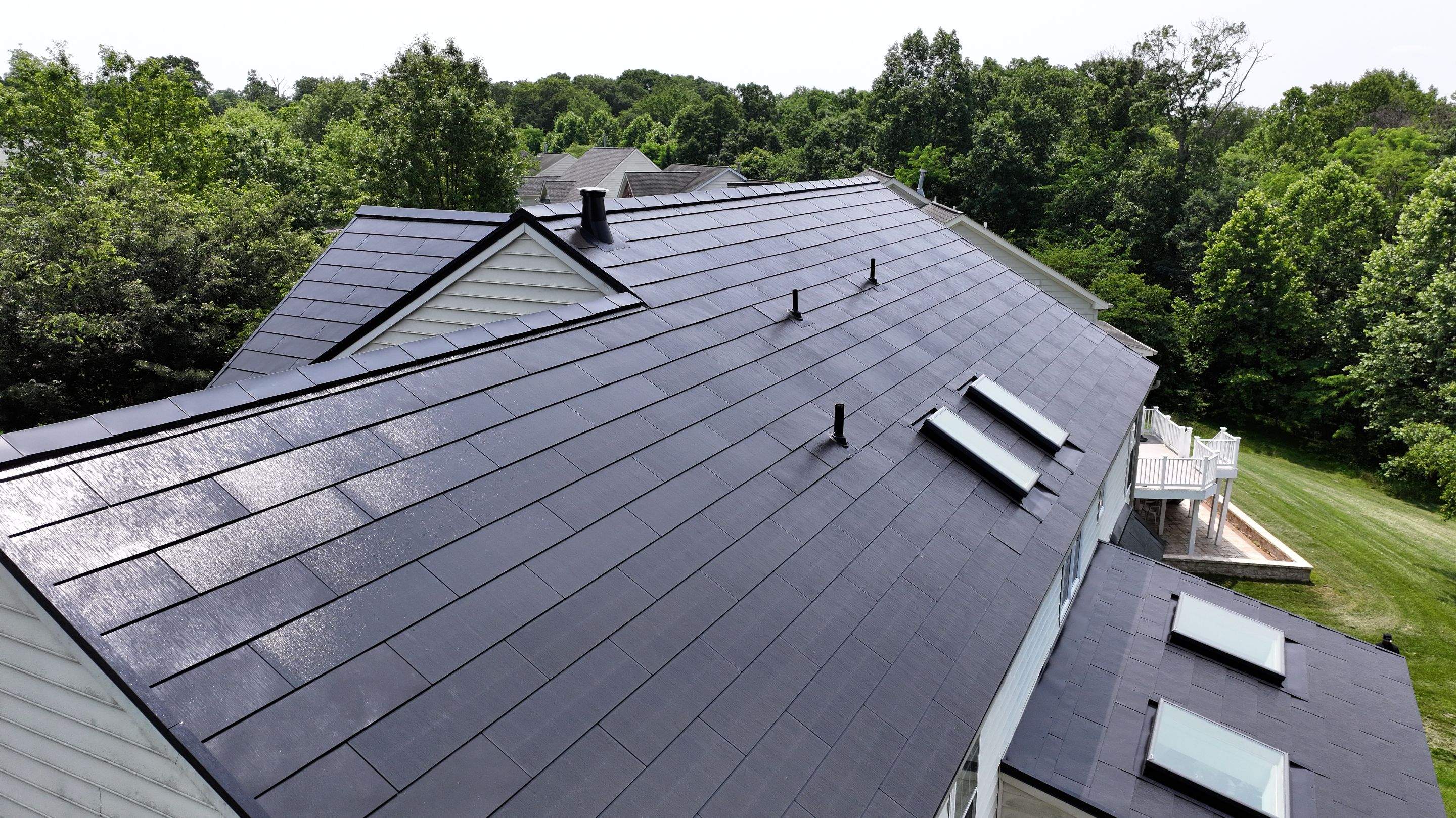 New Tesla Solar Roof in Maryland by American Home Contractors