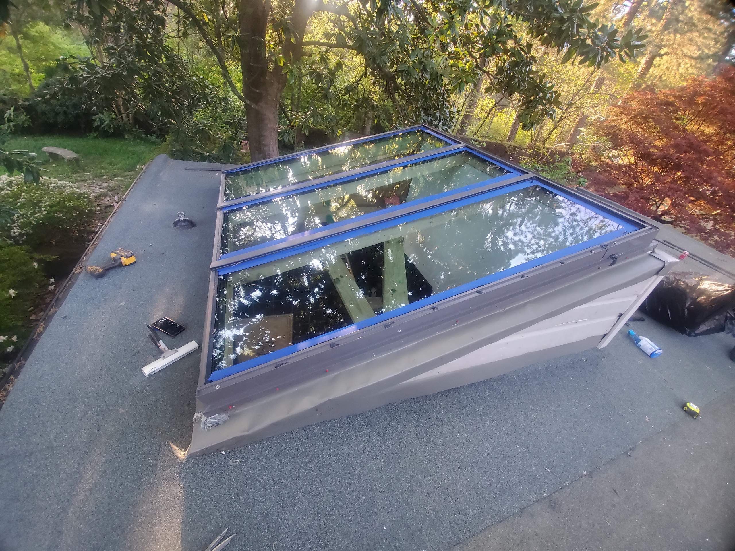 Structural Wood Rot Repair and Custom Skylight Installation in Memphis by Revival Roofing Services