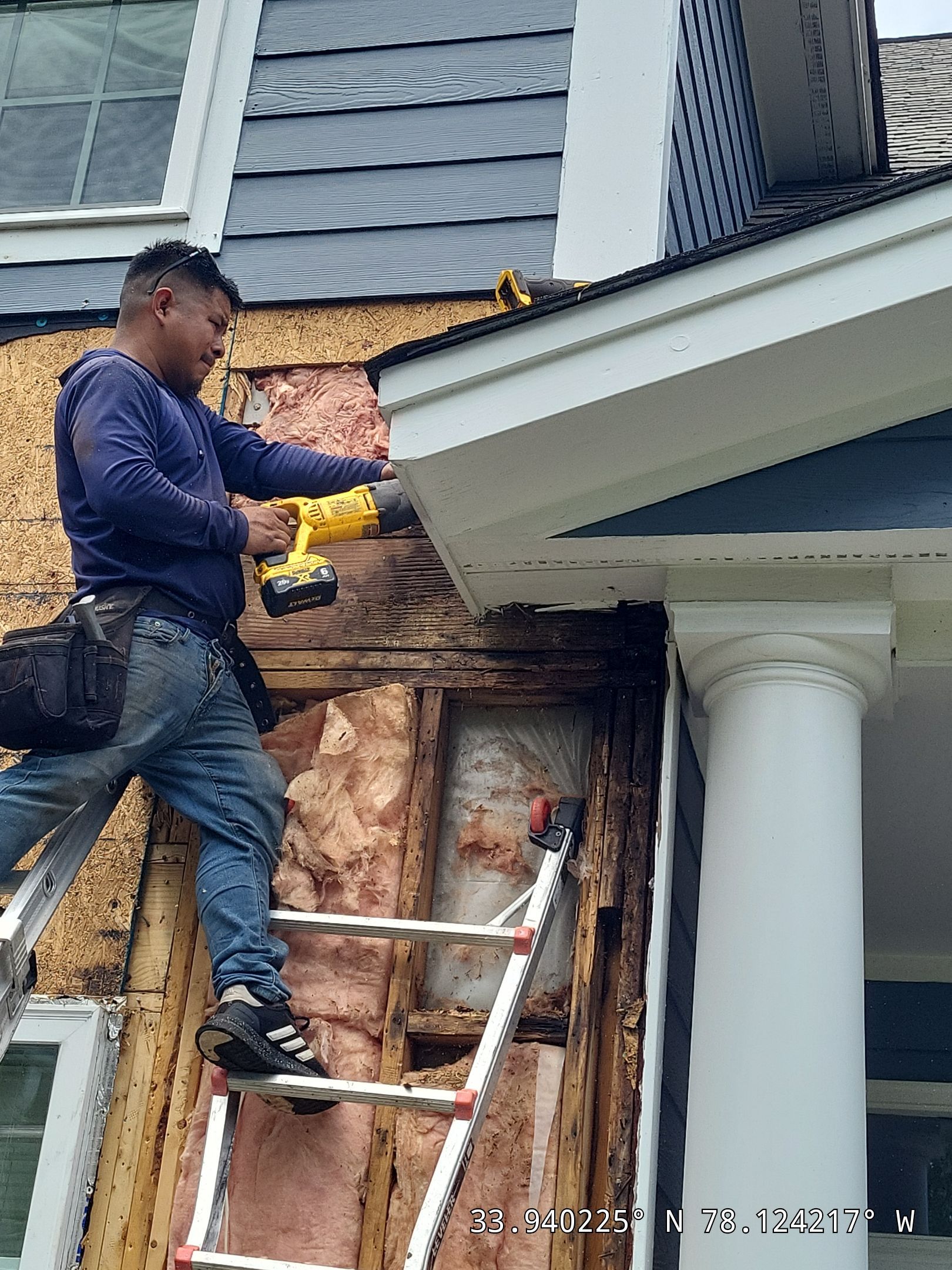 Southport Exterior Window Replacement and Trim Repair by RGR Construction and Roofing, LLC