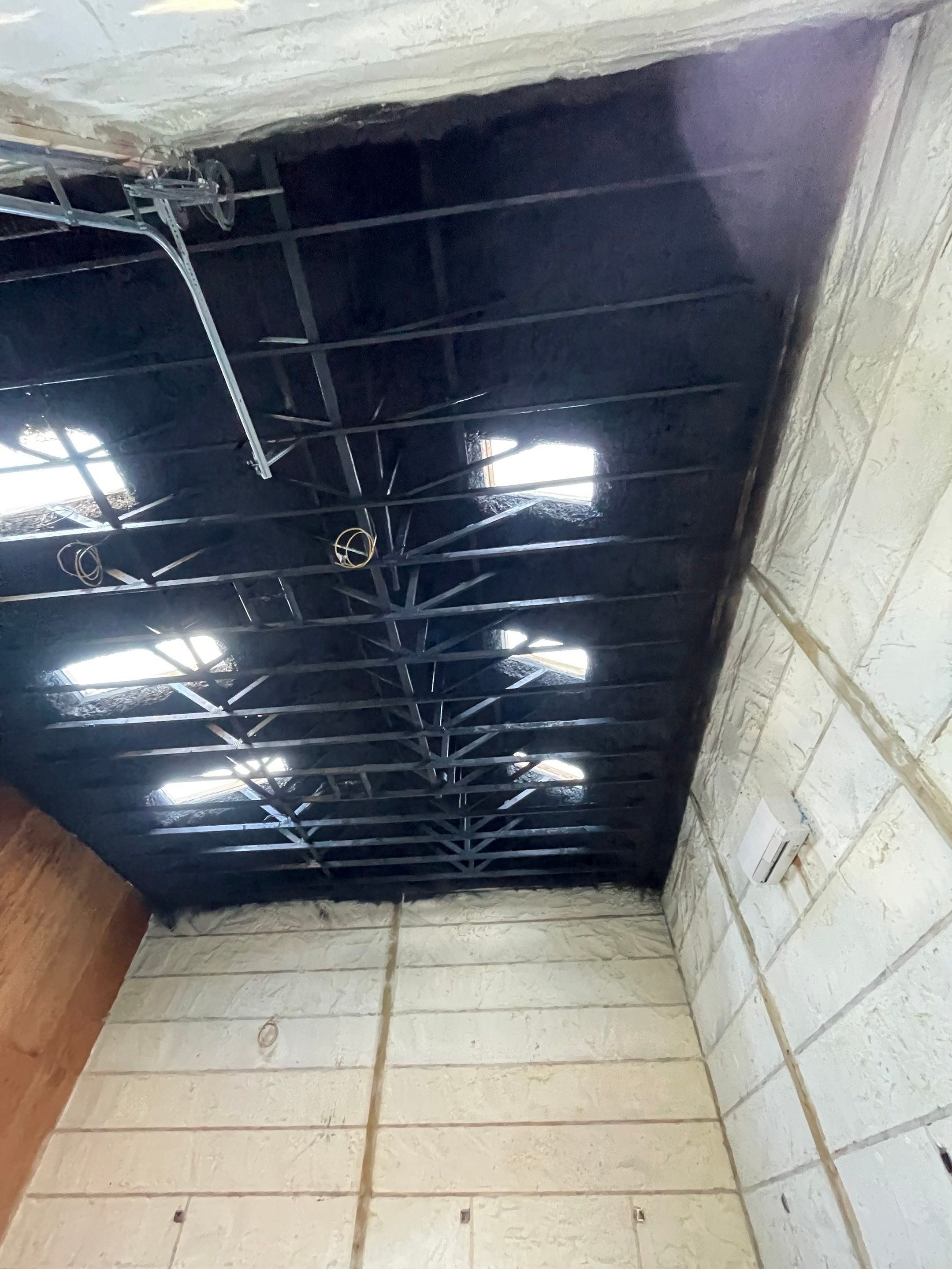 Open Cell Spray Foam to a Pole Barn by NYS Foam & Energy