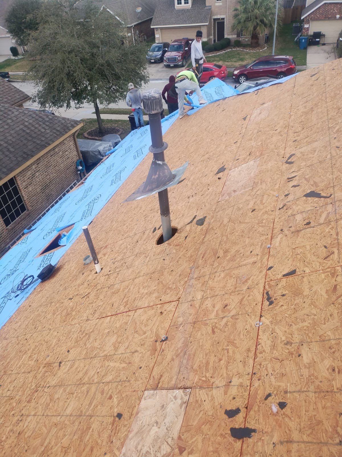 Project in Houston by Proud Roofing