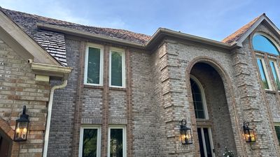 Turtle Shell gutter protection installation in St. Charles, IL 60174, photograph 4