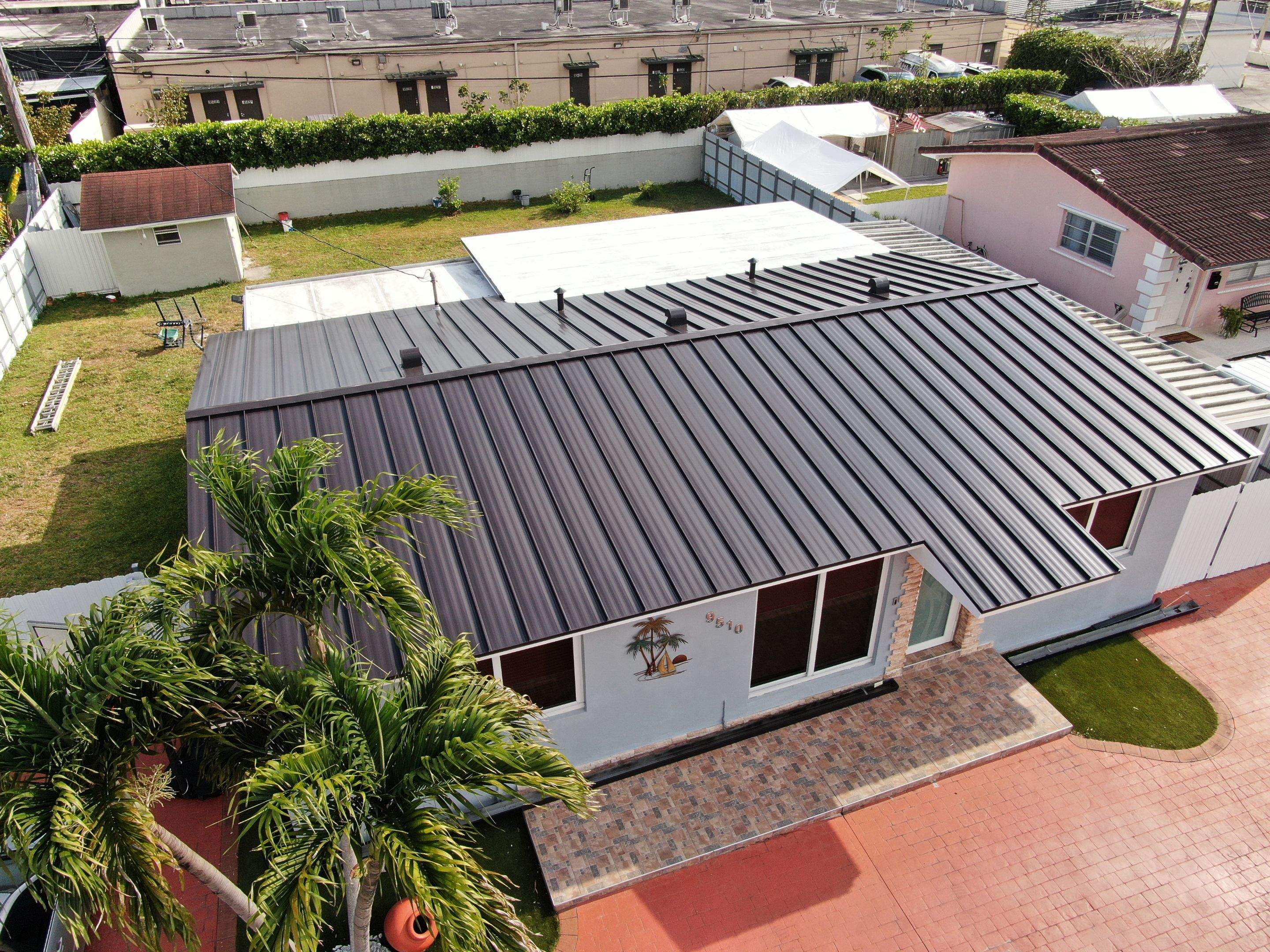 Metal Roof - Galvalume - Dark Bronze by Istueta Roofing