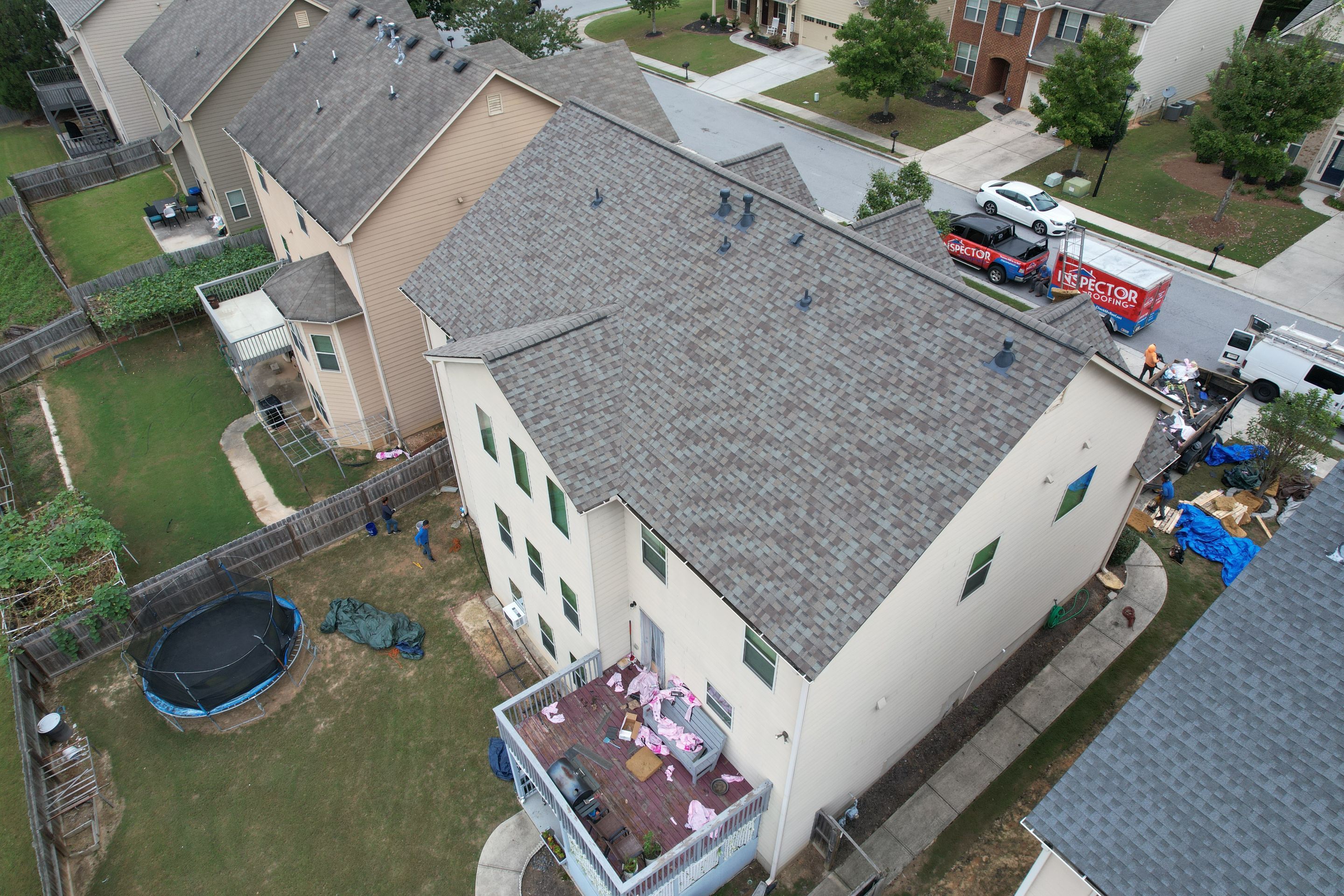 Residential Roofing Installation using Owens Corning by Inspector Roofing and Restoration