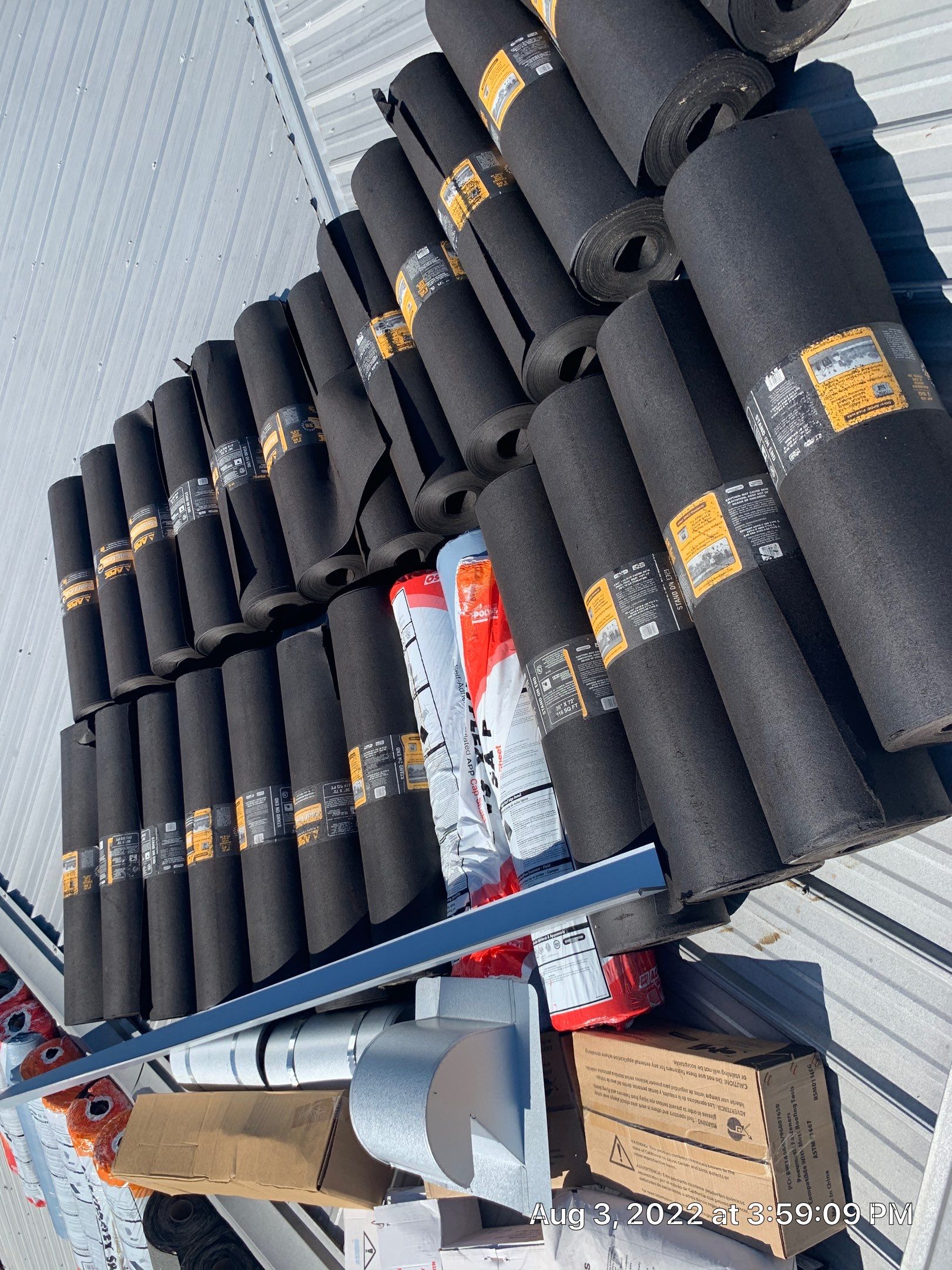 Residential Roofing Installation using 1" Nail strip metal roof by BLUES BROTHERS CONSTRUCTION CORP