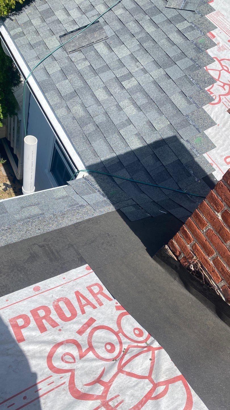 Residential Roofing Installation using Owens Corning Duration Estate Gray by A Plus Exterior