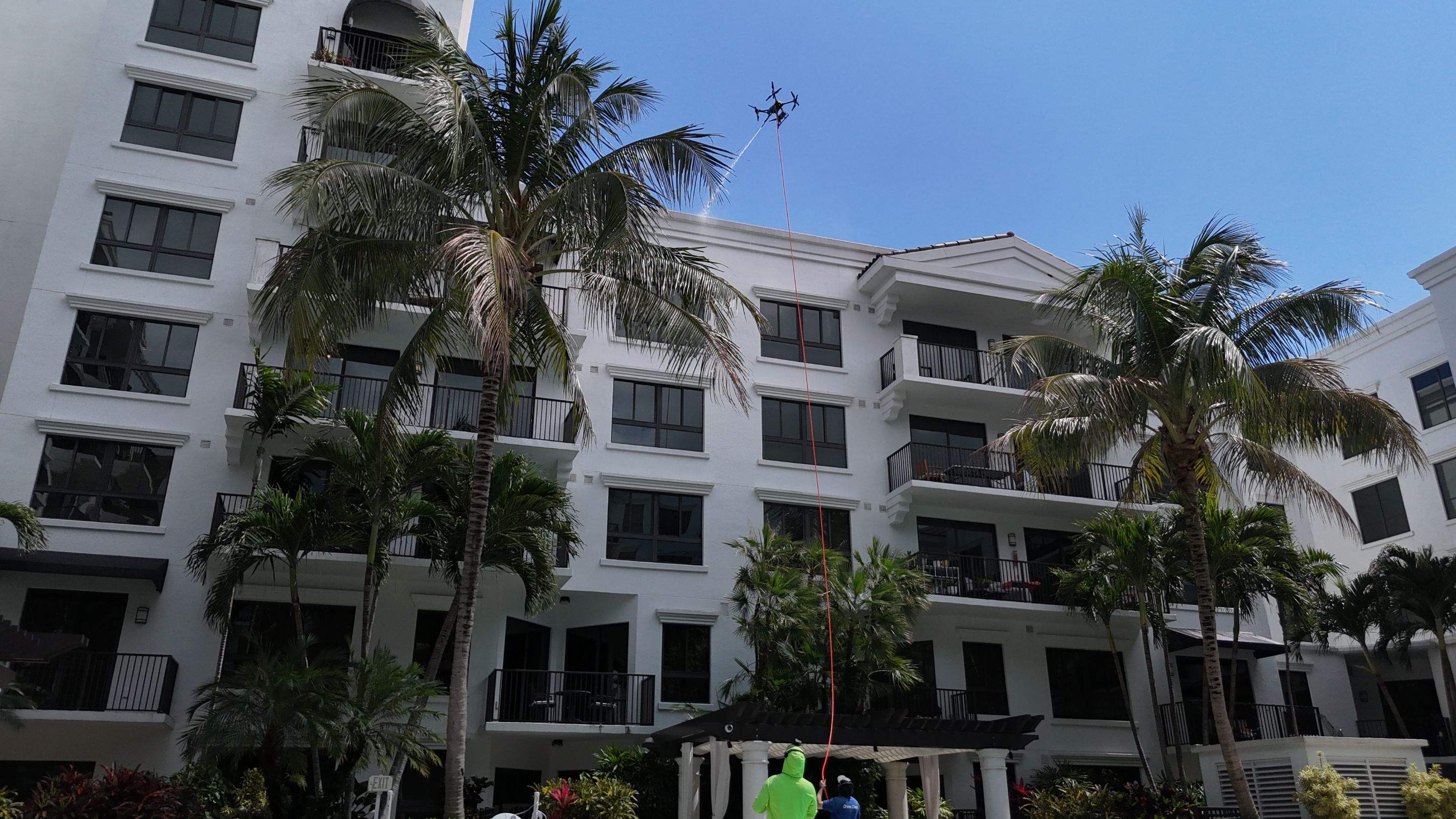 Project in Miami by Drone Clean