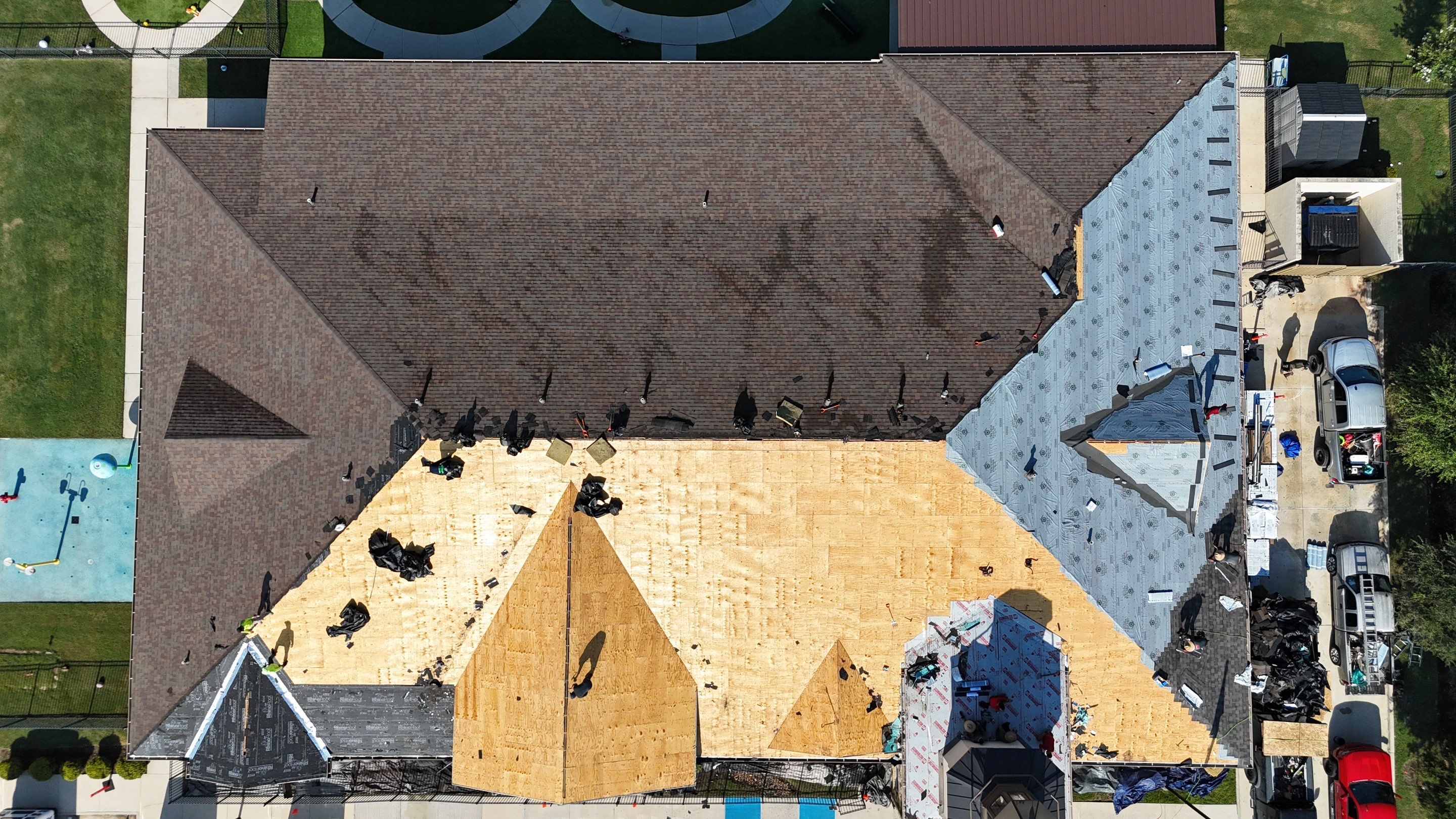 Roof Replacement on a Daycare! by Core Four Roofing