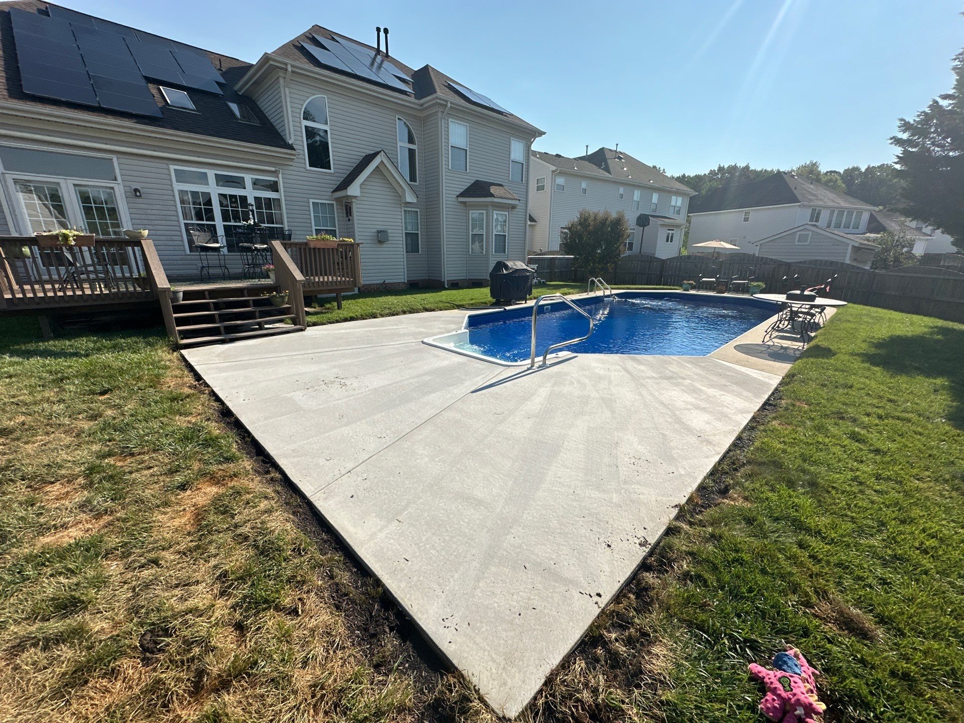 Project in Virginia Beach by Sam The Concrete Man Virginia Beach