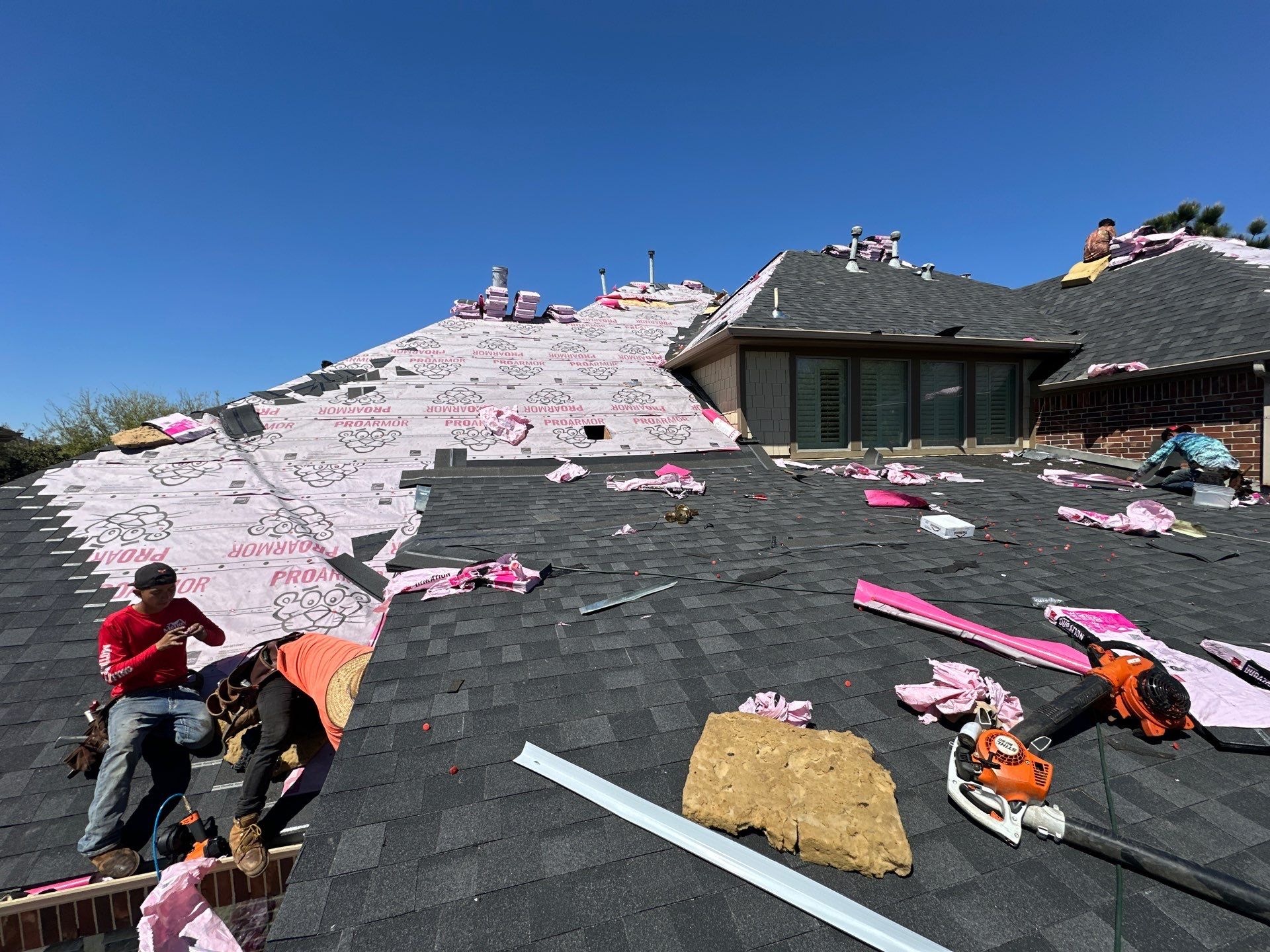 Project in Fulshear by Motion Roofing