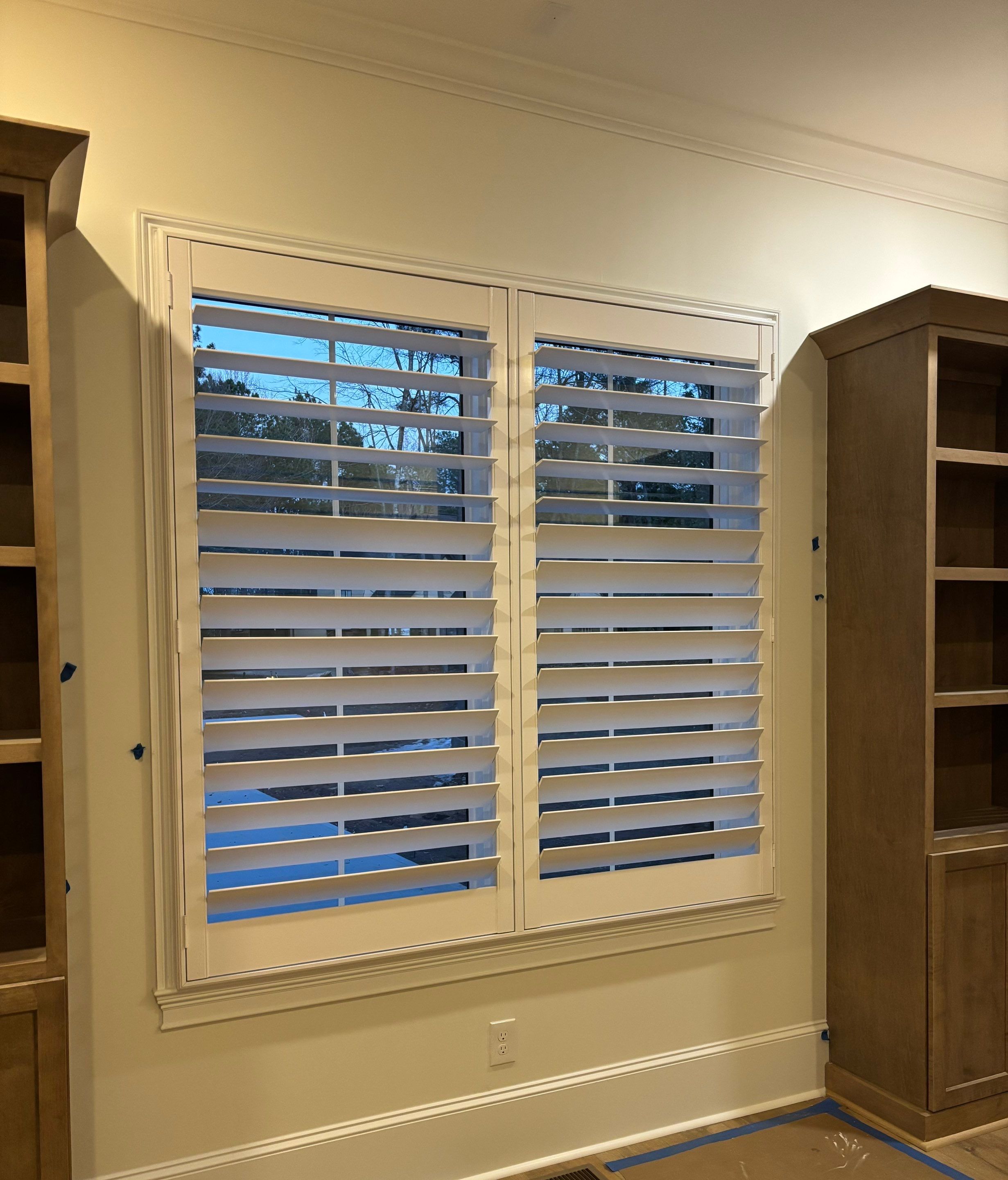 New Construction Interior Shutters in Clover, SC by Southern Traditions Window Fashions