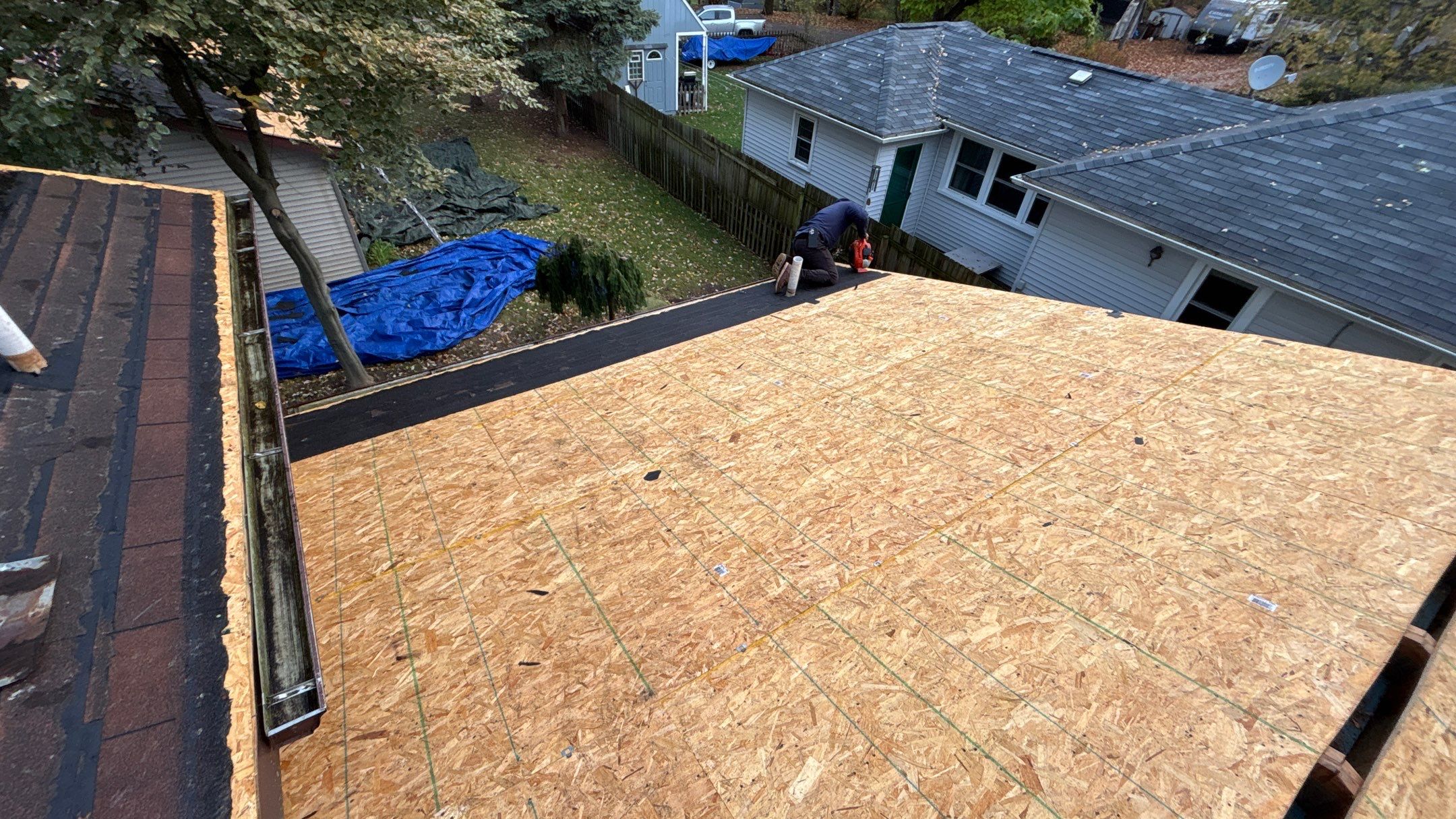 Roof Replacement using Owens Corning Teak by 180 Contractors