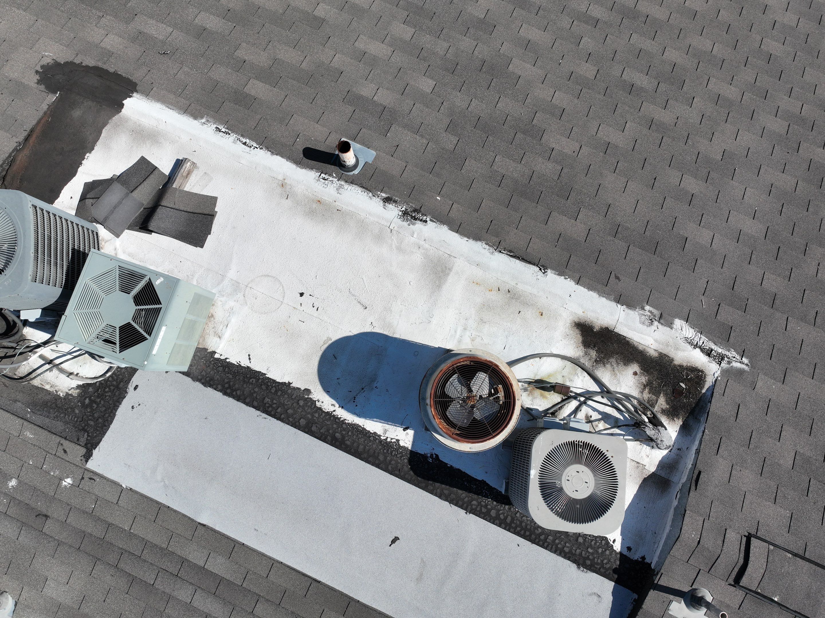 Commercial Roof Inspection using Drone Inspection by Premier Roofing and Contracting