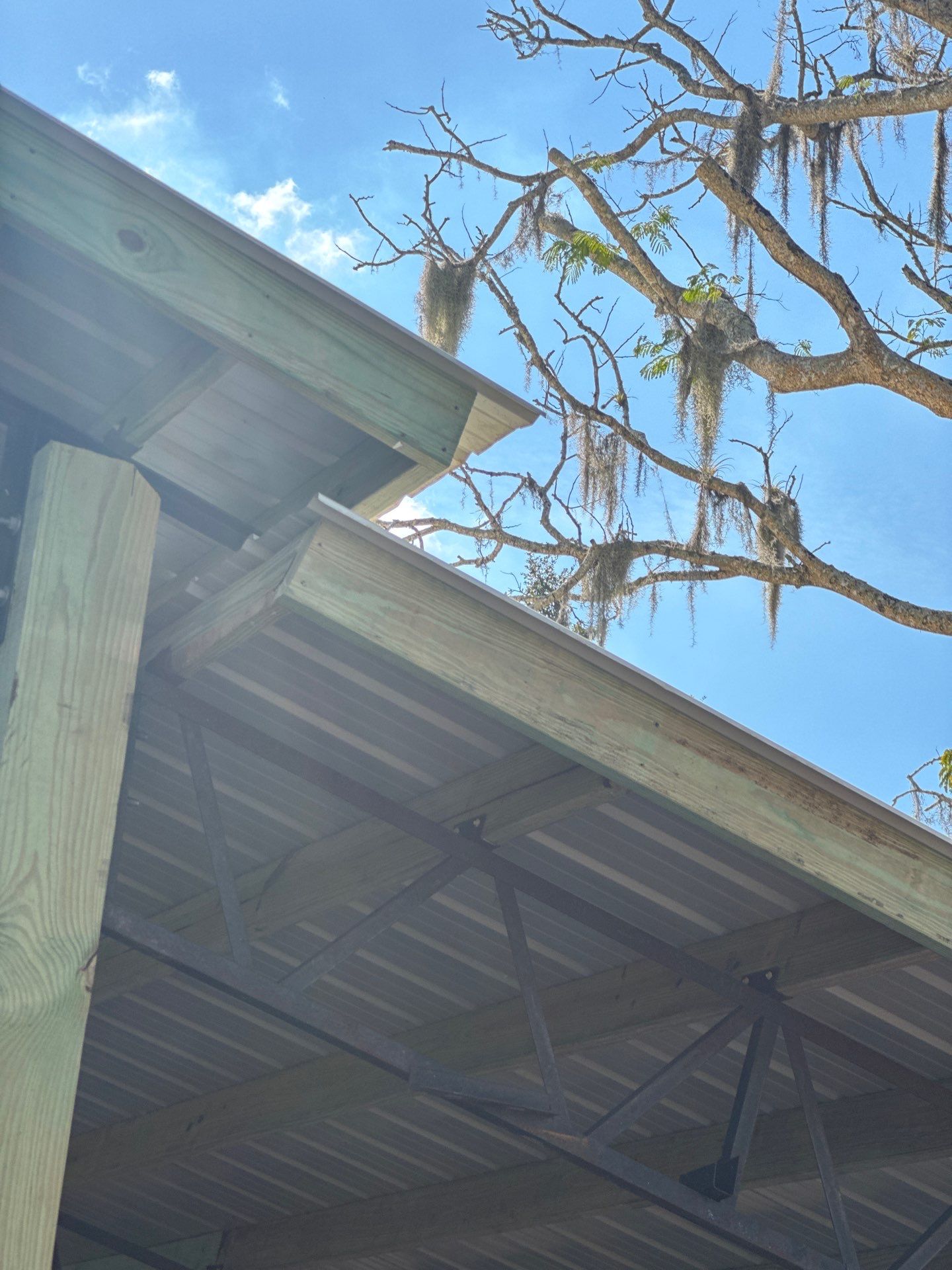 Soffit and Fascia Installation and Smooth Box Gutters and Downspouts in Sarasota FL by Gutter Professors