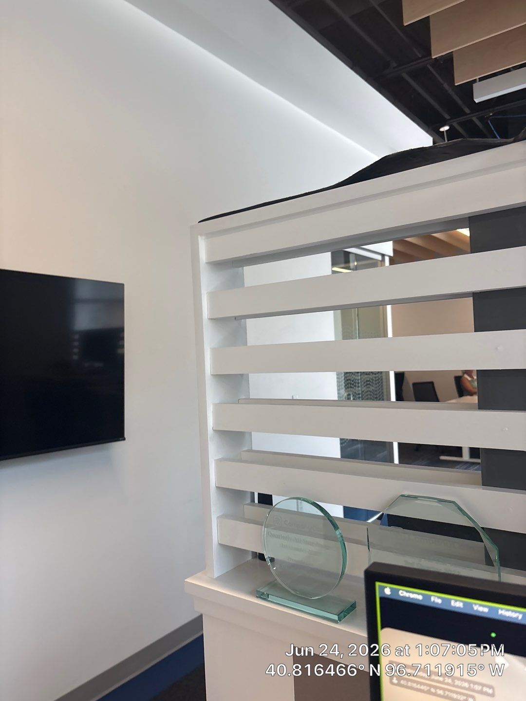 Commercial Office Remodel with Custom Wood Baffles in Lincoln by CompanyCam Sales Demo