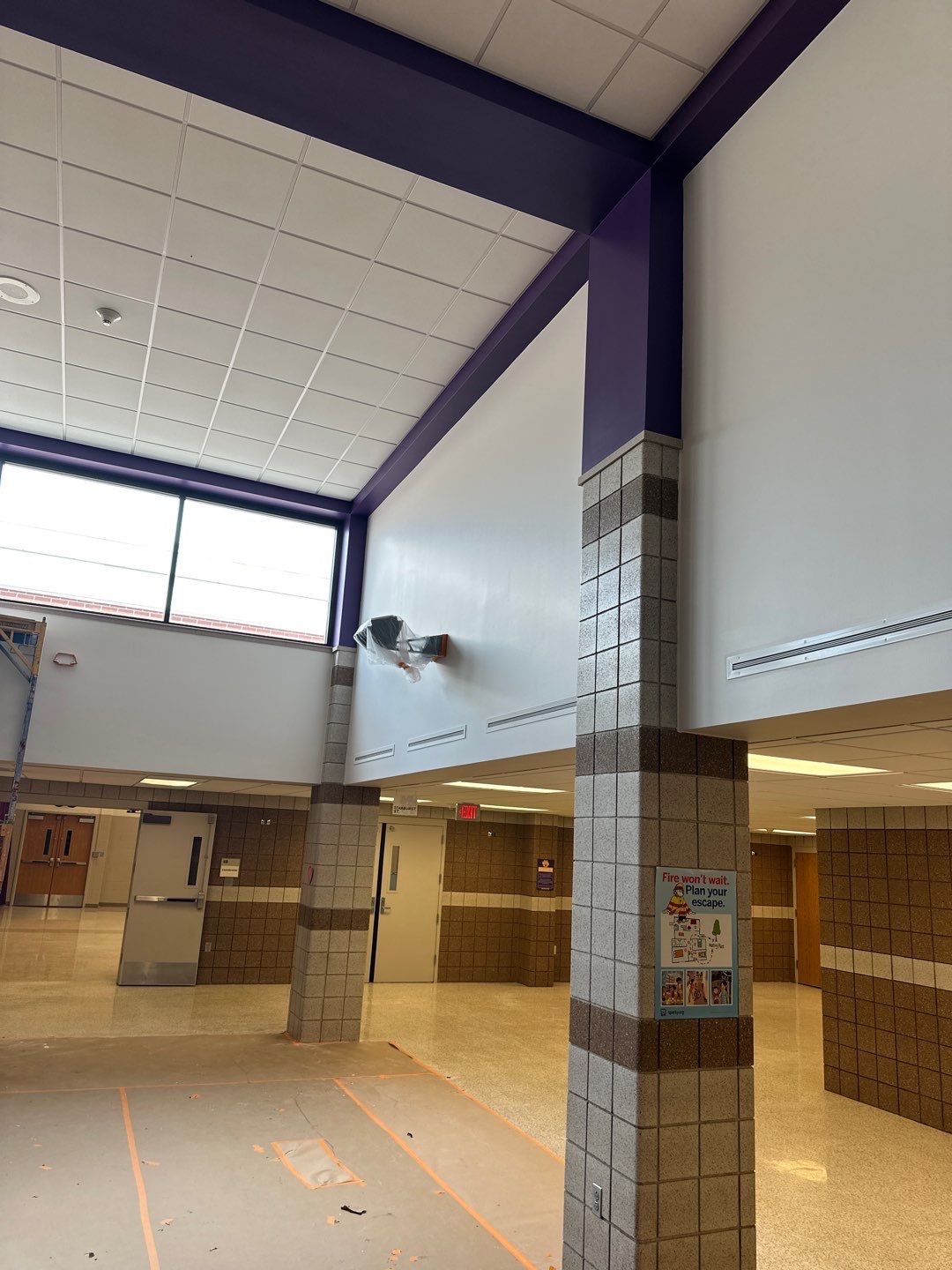 School Painting Project by Cutting edge painting 