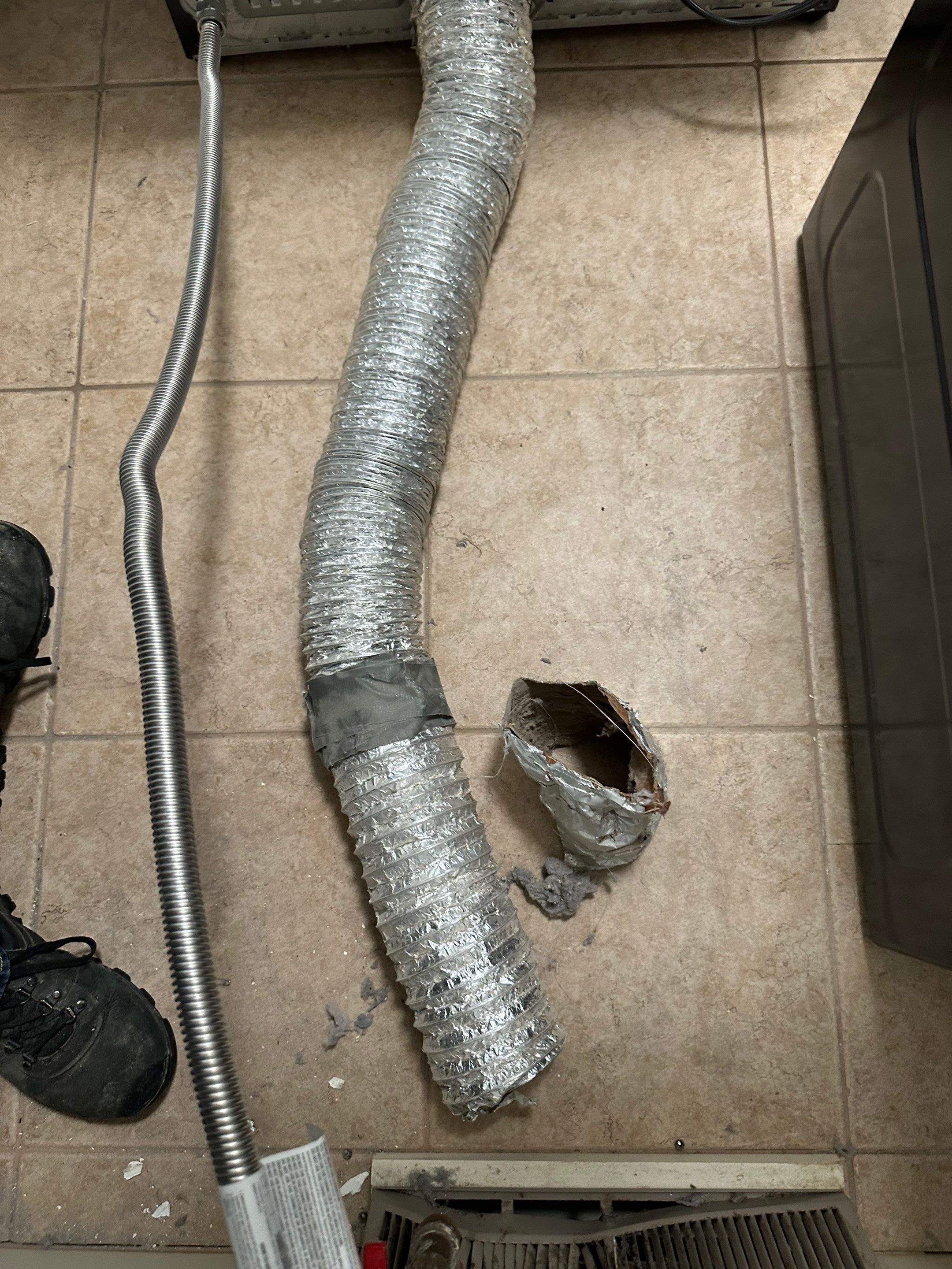 Dryer Vent Replacement by TMS Services