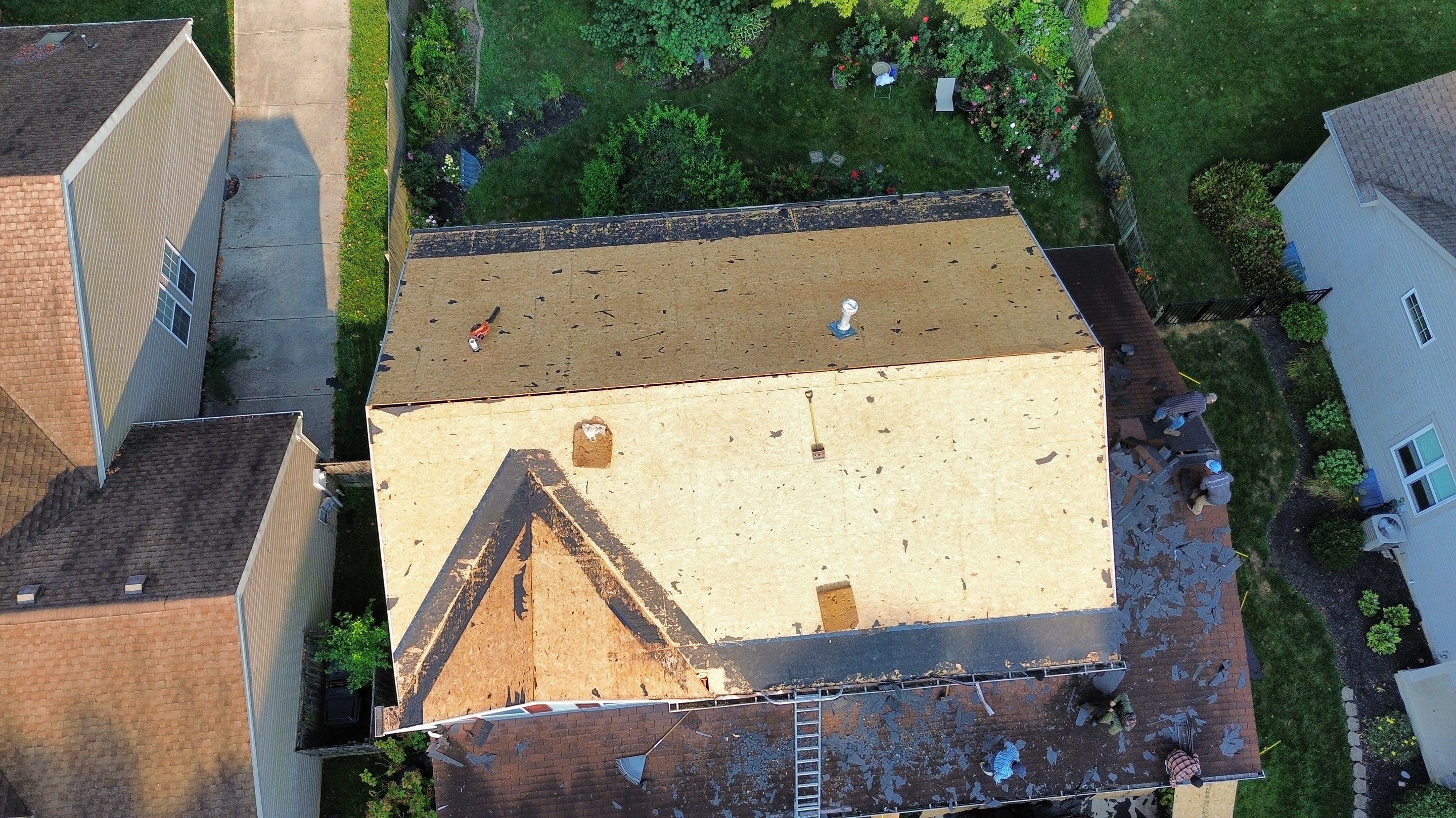 Residential Roofing Installation using Timberline HDZ Shingles - Hickory by RoofX 