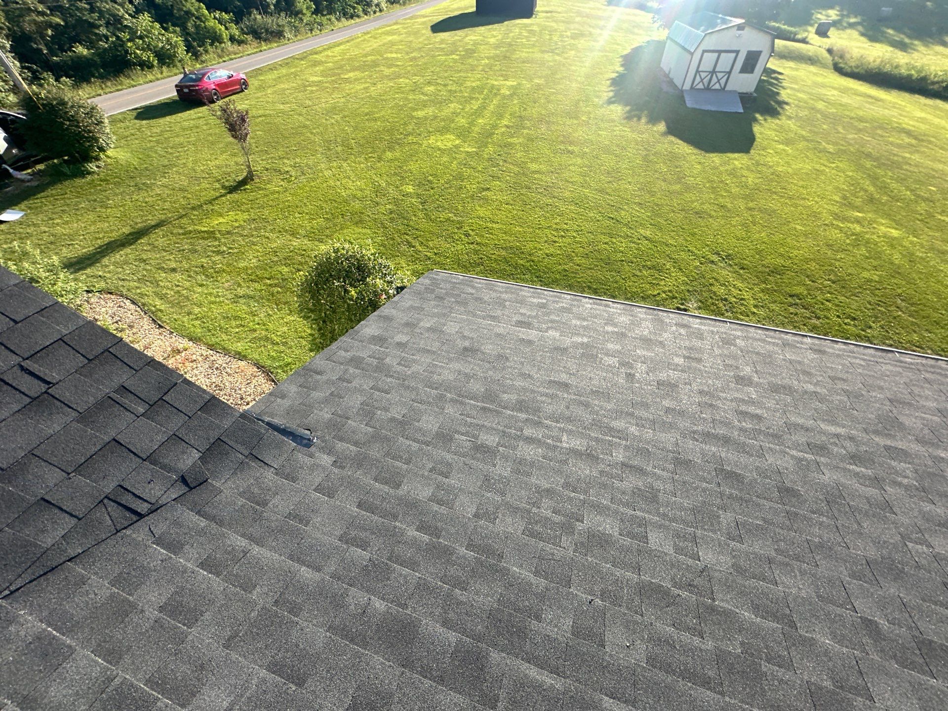 Residential Roofing Installation using Timberline HDZ Shingles - Charcoal by RoofX 