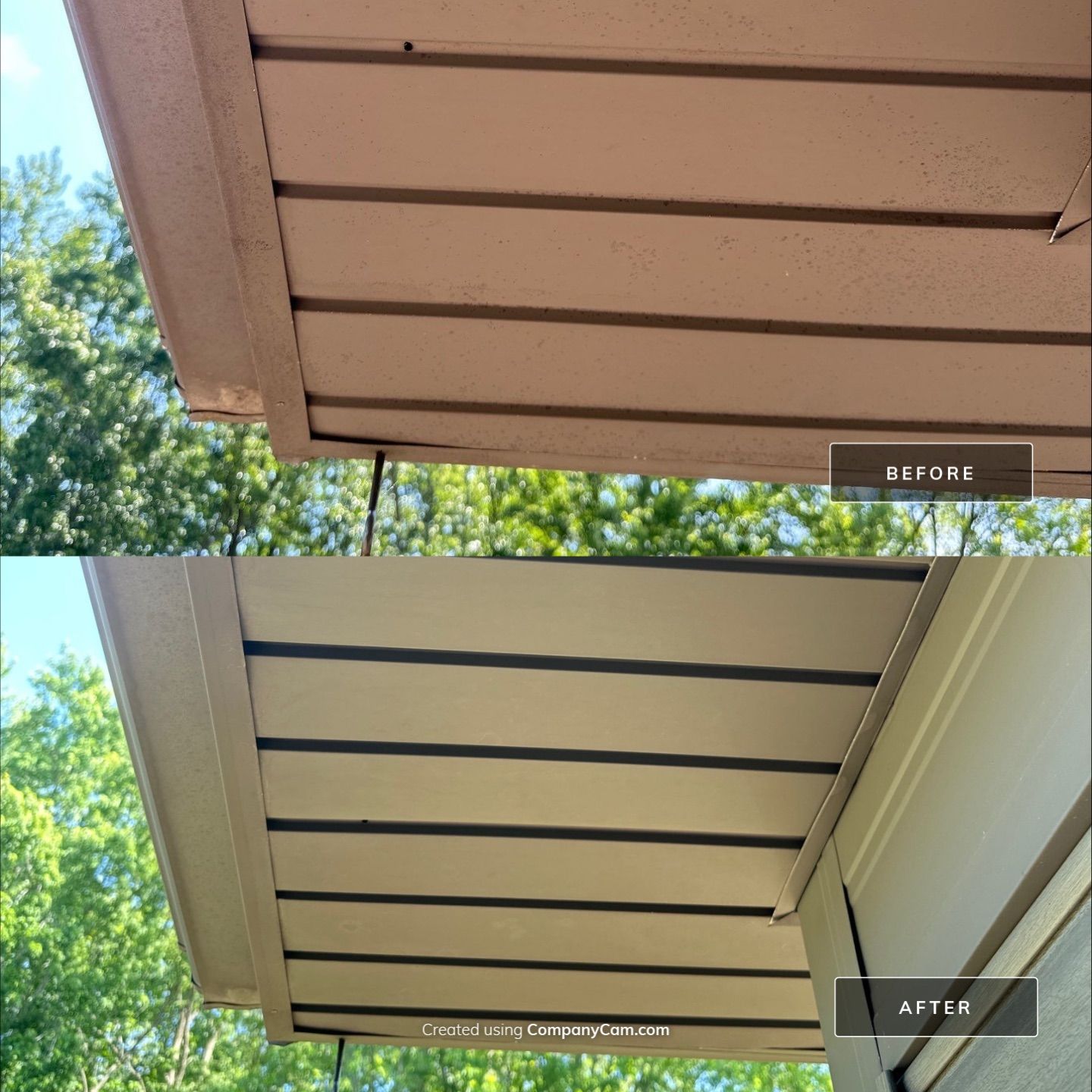 Project in Hoffman Estates by Simmons Power & Soft Washing