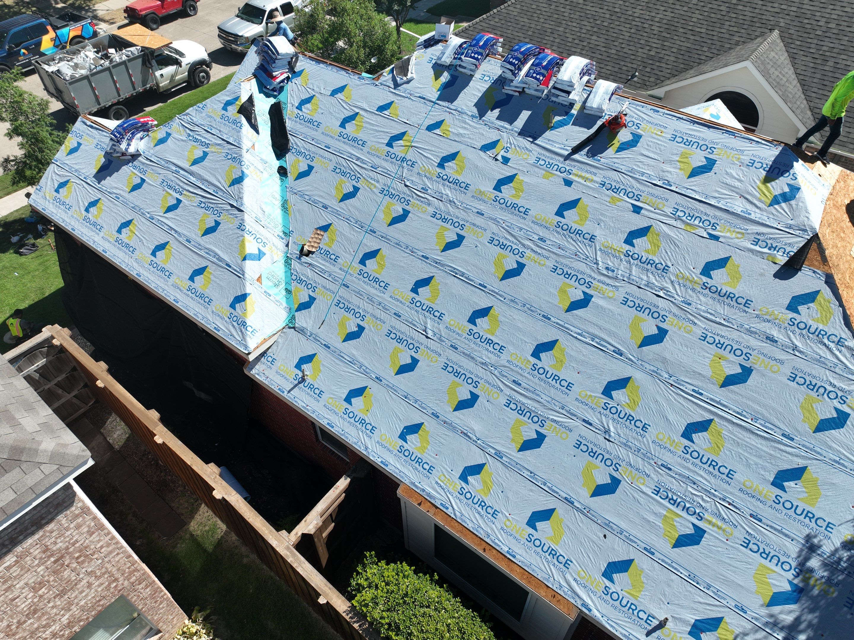 Residential Roofing Installation using GAF Timberline HDZ Weathered Wood by OneSource Roofing and Restoration