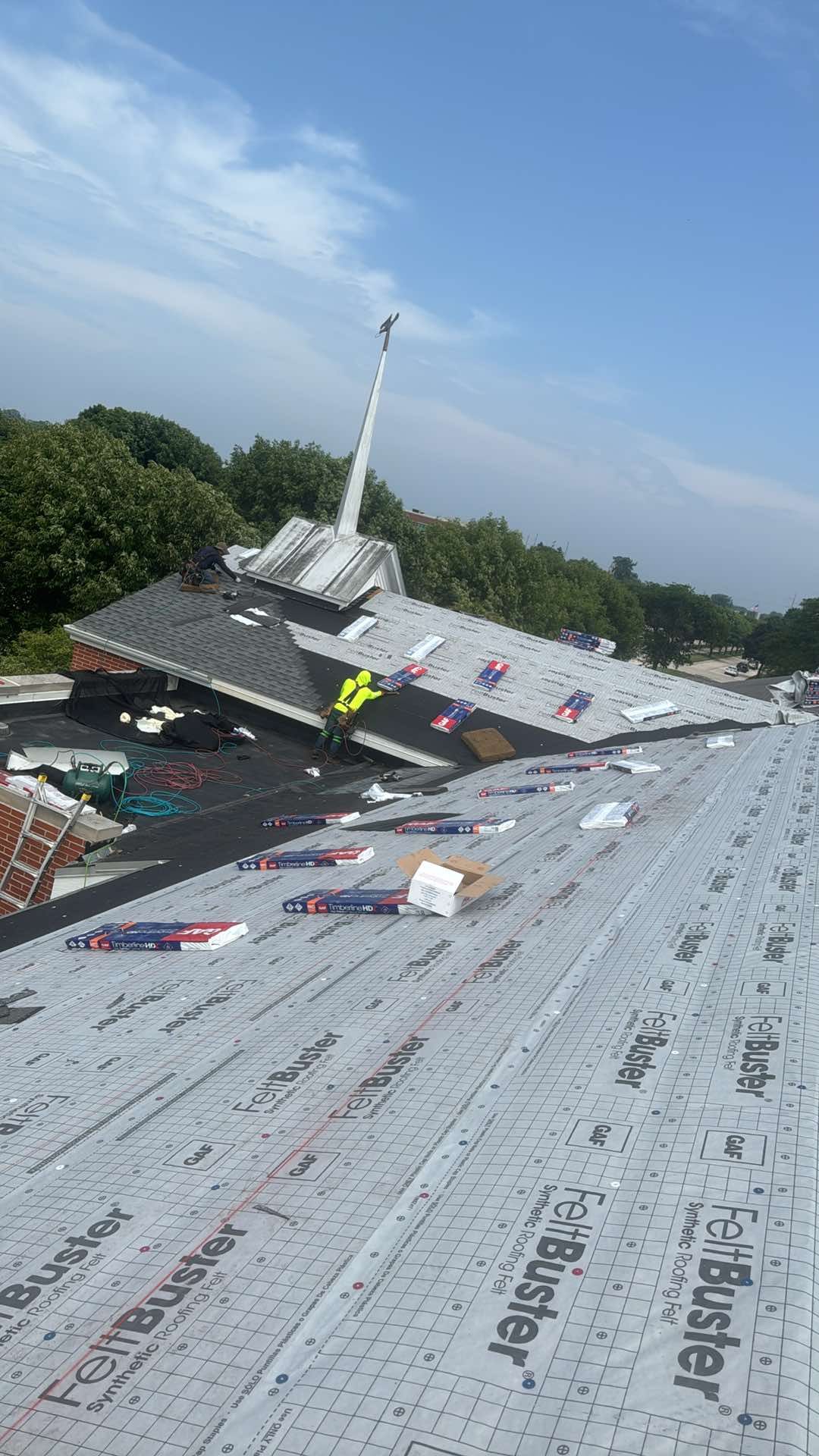 Lutherin Church Shingle Replacement  by Gellings Roofing & Siding