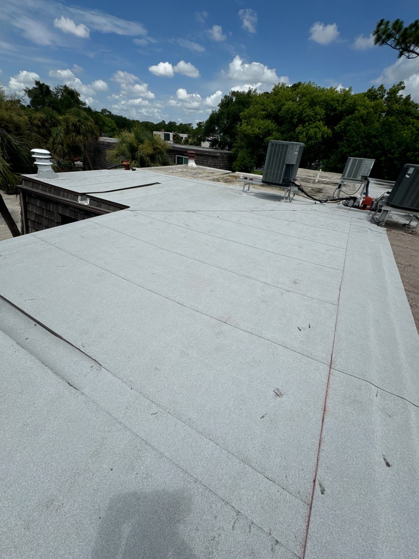 Flat Reroof Replacement Winter Park FL by Pinnacle Roofing Group
