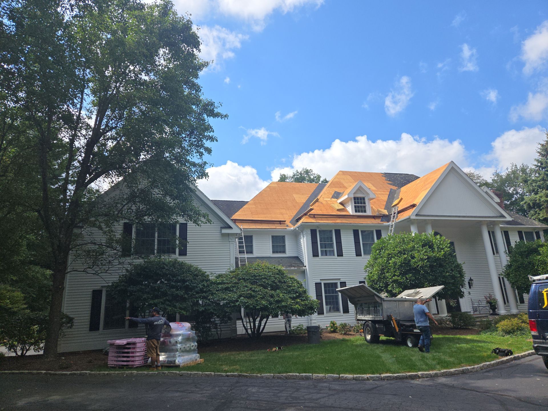 Residential Roofing Installation using Owens Corning TruDefinition Duration - Onyx Black by A Plus Exterior