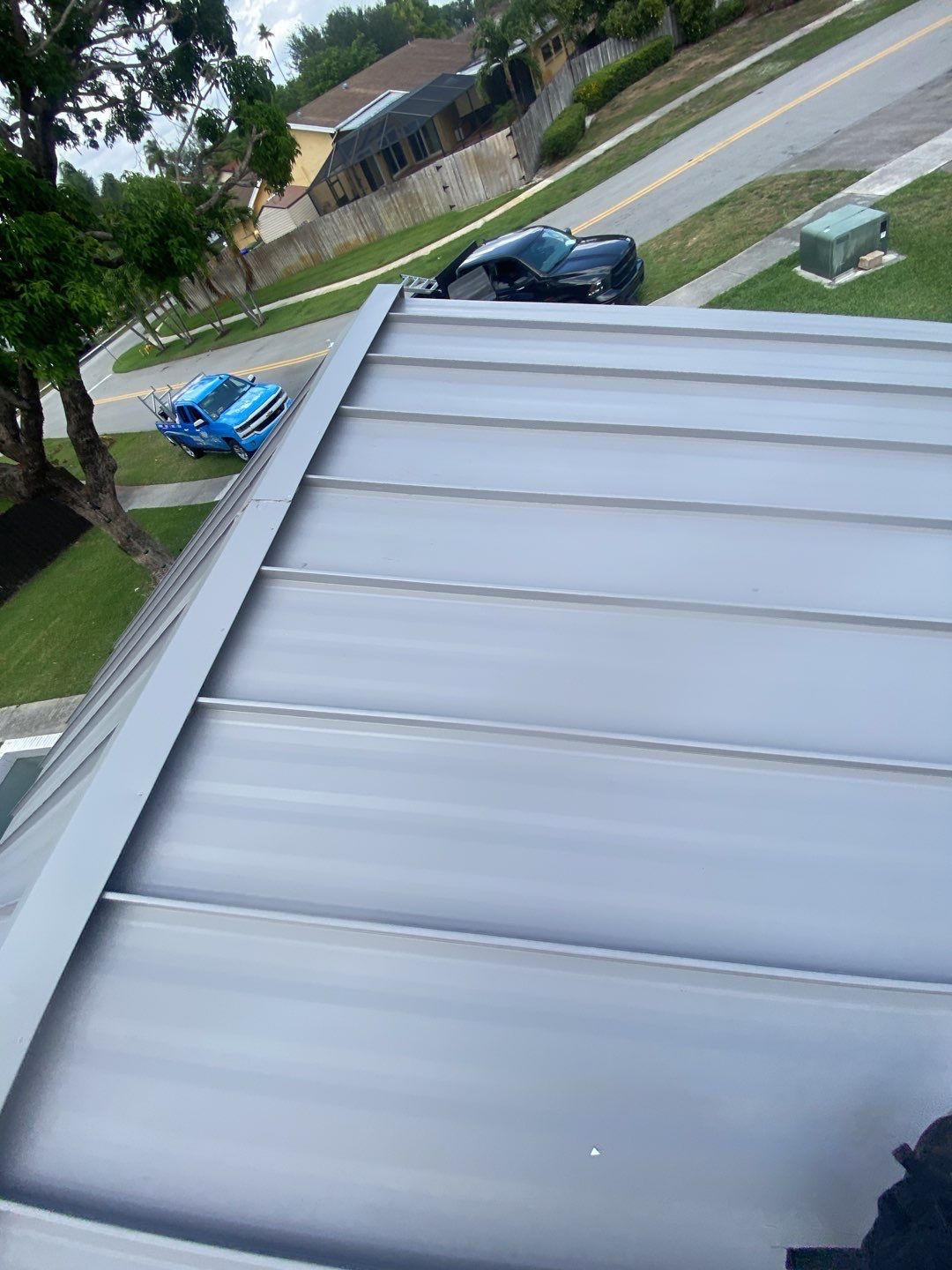 Dove Gray Standing Seam Metal Roof Replacement – Pembroke Pines, FL by ASP SuperHome