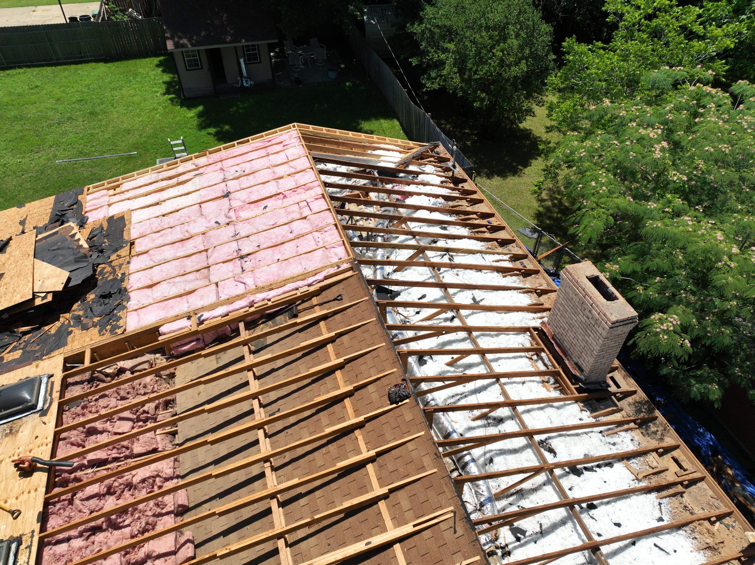 Residential Roofing Installation using IKO Dynasty Class 3 Shingles by Becker Roofing and Exteriors