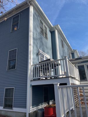 Natick, MA Gutter Installation using 6" K-Style Aluminum Gutter
