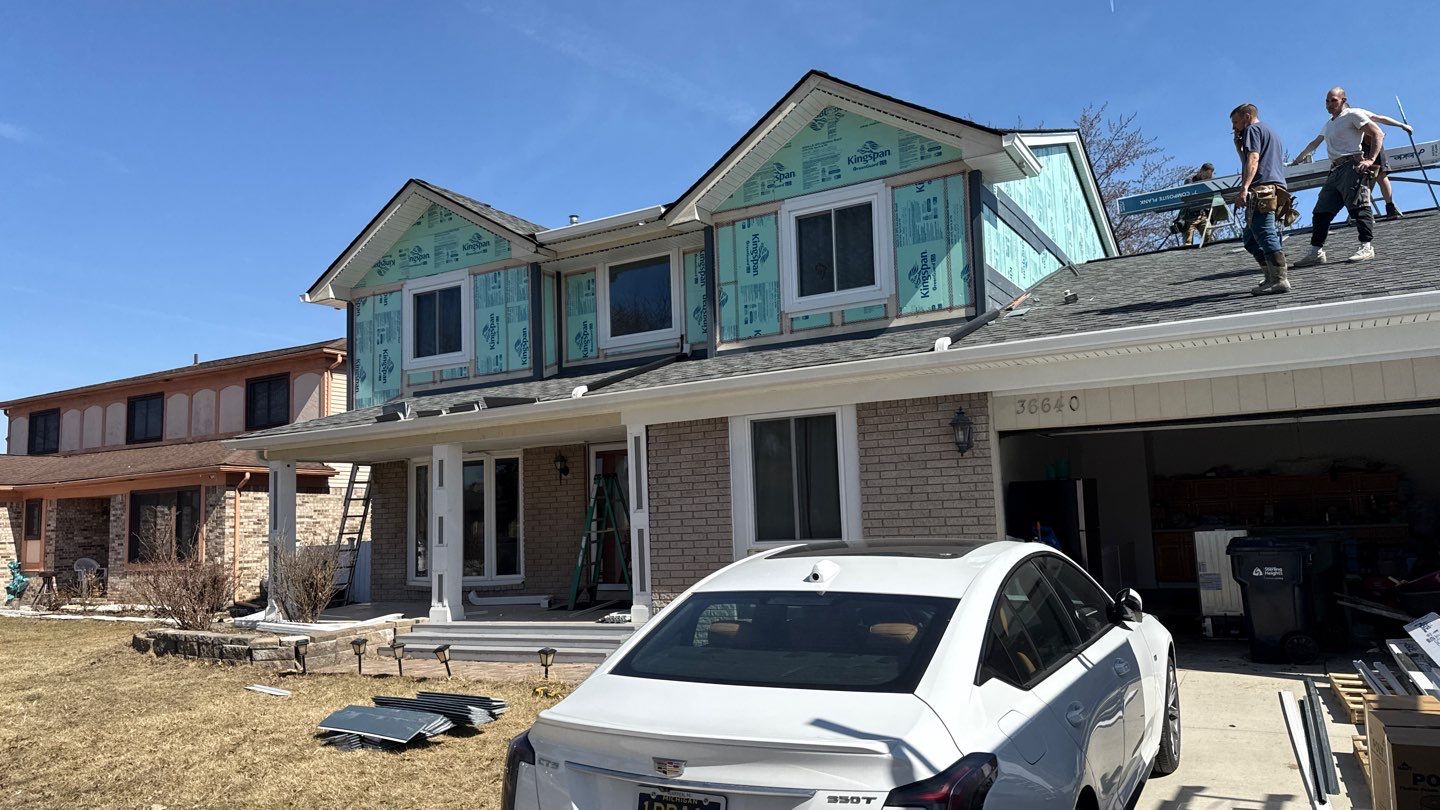 Siding Replacement using Alside Midnight Blue by 180 Contractors