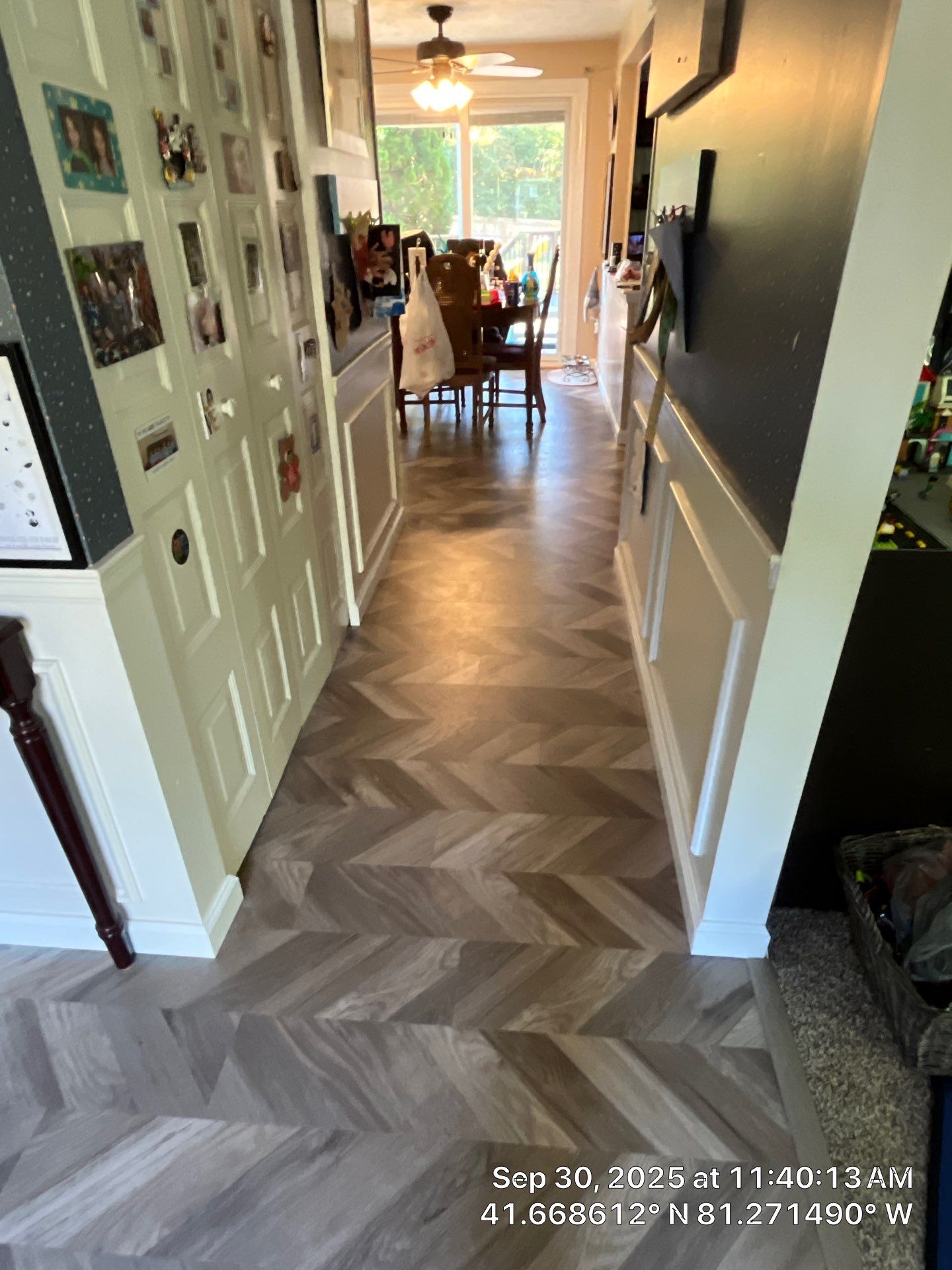 Kitchen Renovation & New Floors by Hilltop Drafting & Design LLC