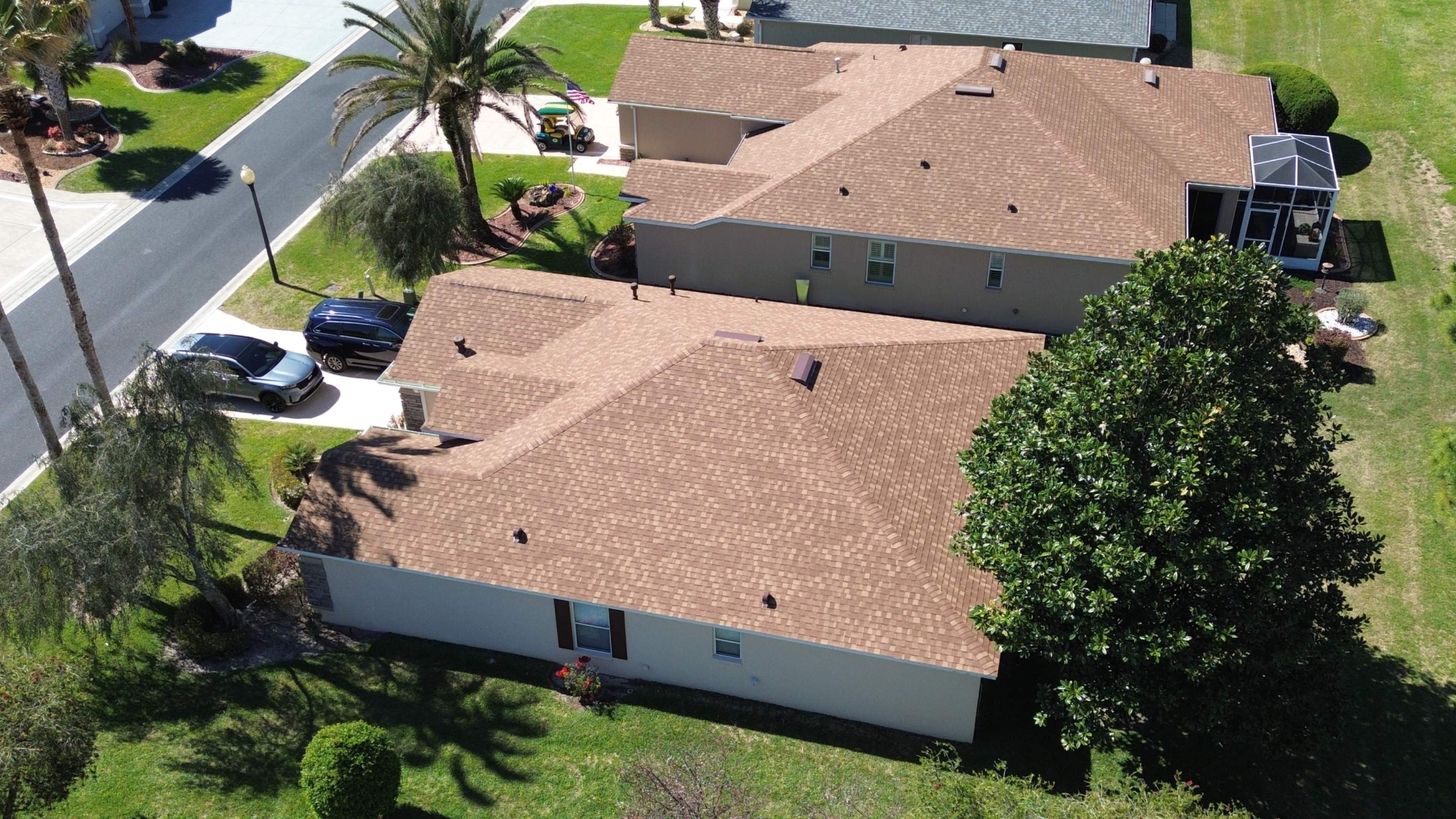 Shingle reroof in Ocala FL by Gold Key Roofing