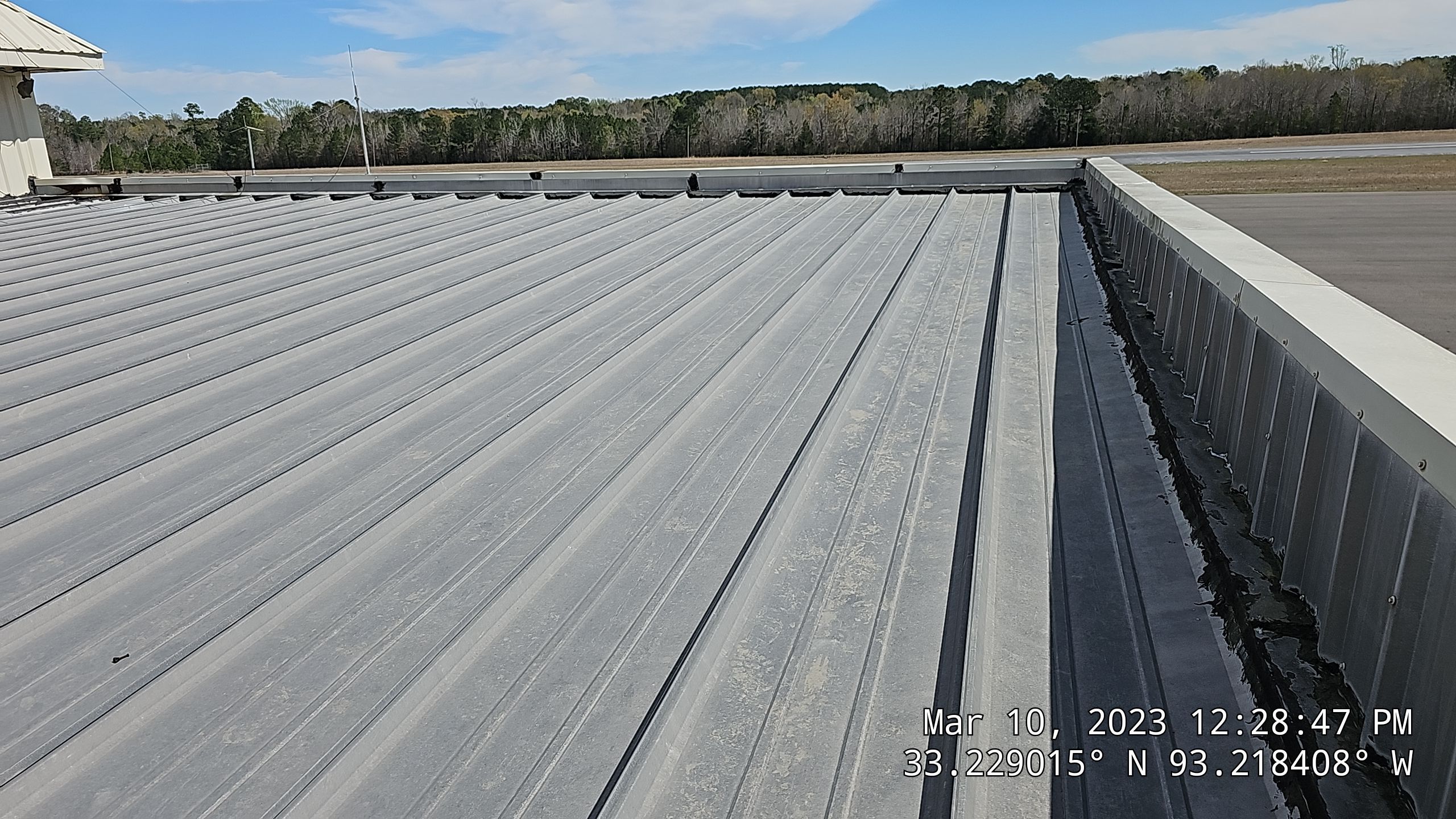 Magnolia Airport Terminal by Hostetler Roofing