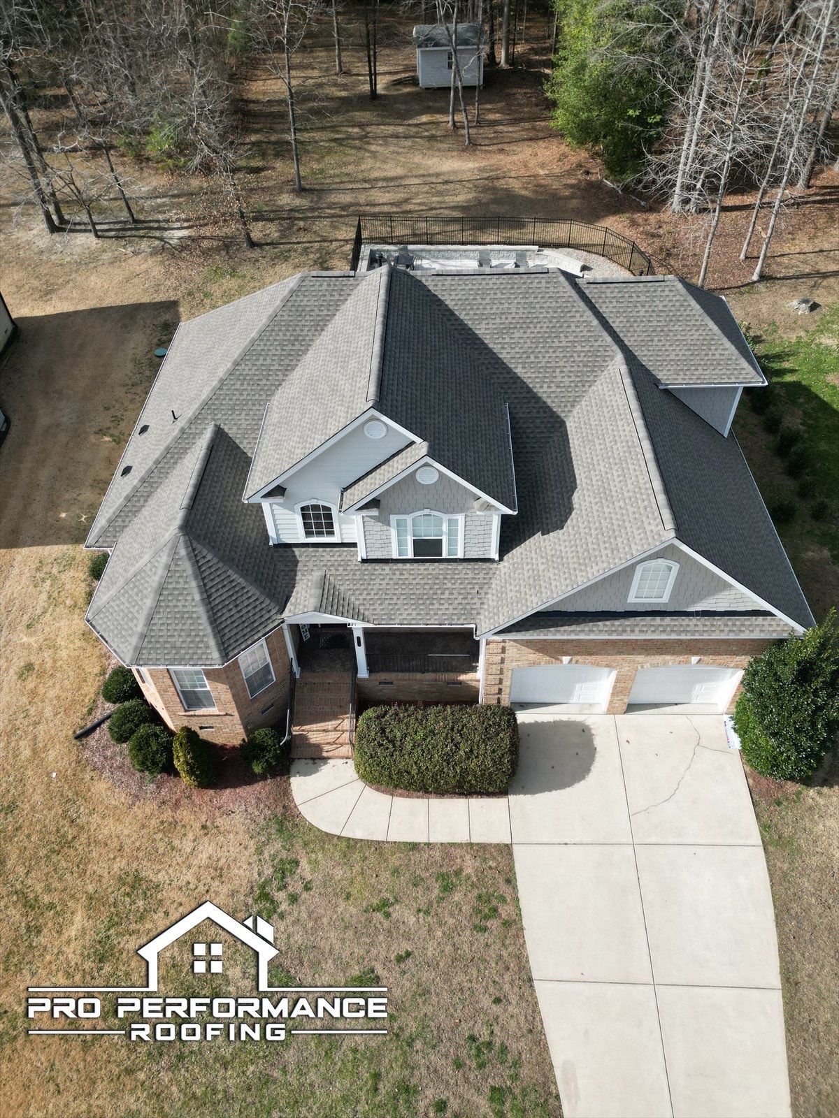 Roof Replacement - GAF Timberline HDZ Weathered Wood  by Pro Performance Roofing