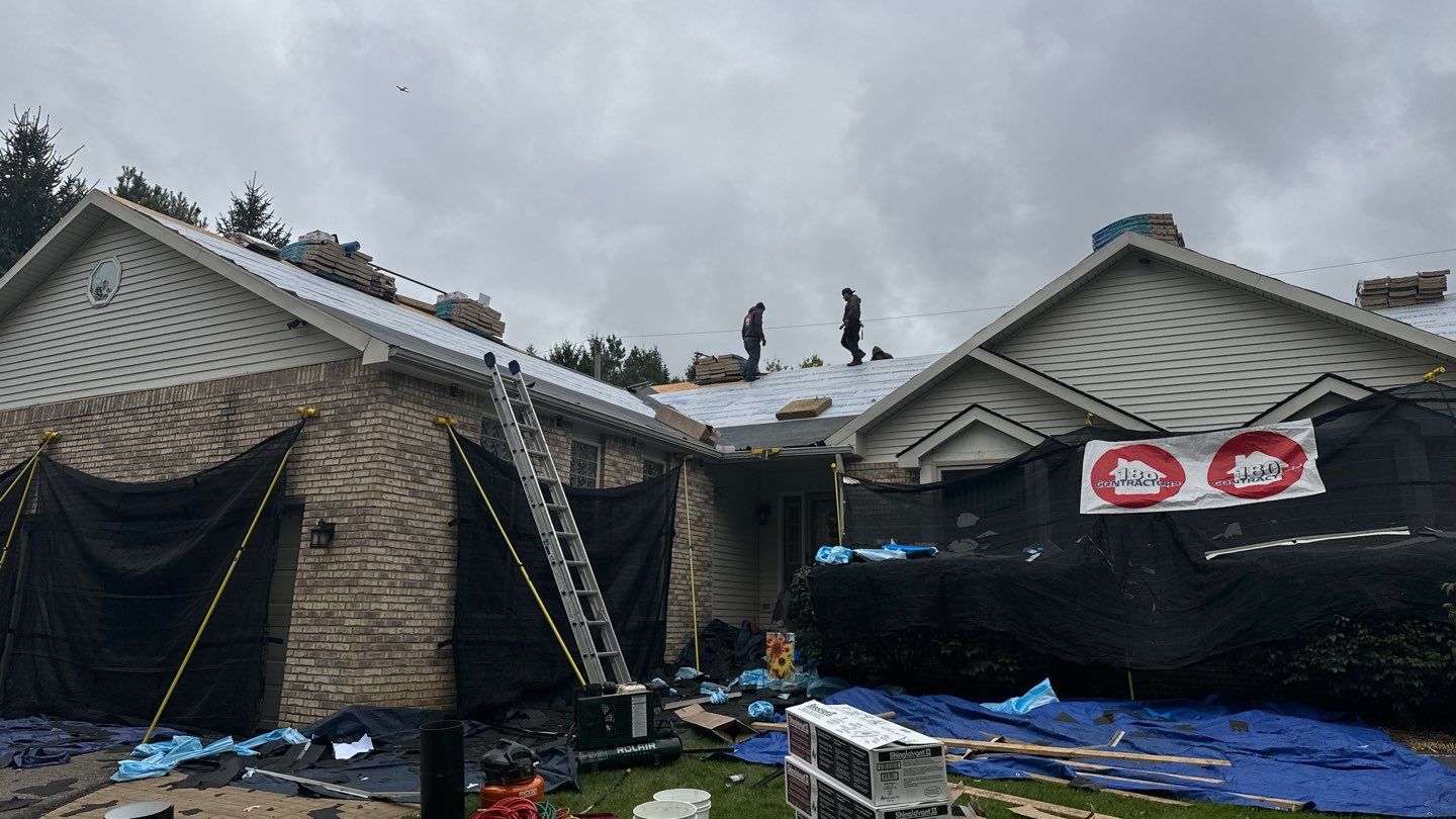 Roof Replacement using Owens Corning by 180 Contractors