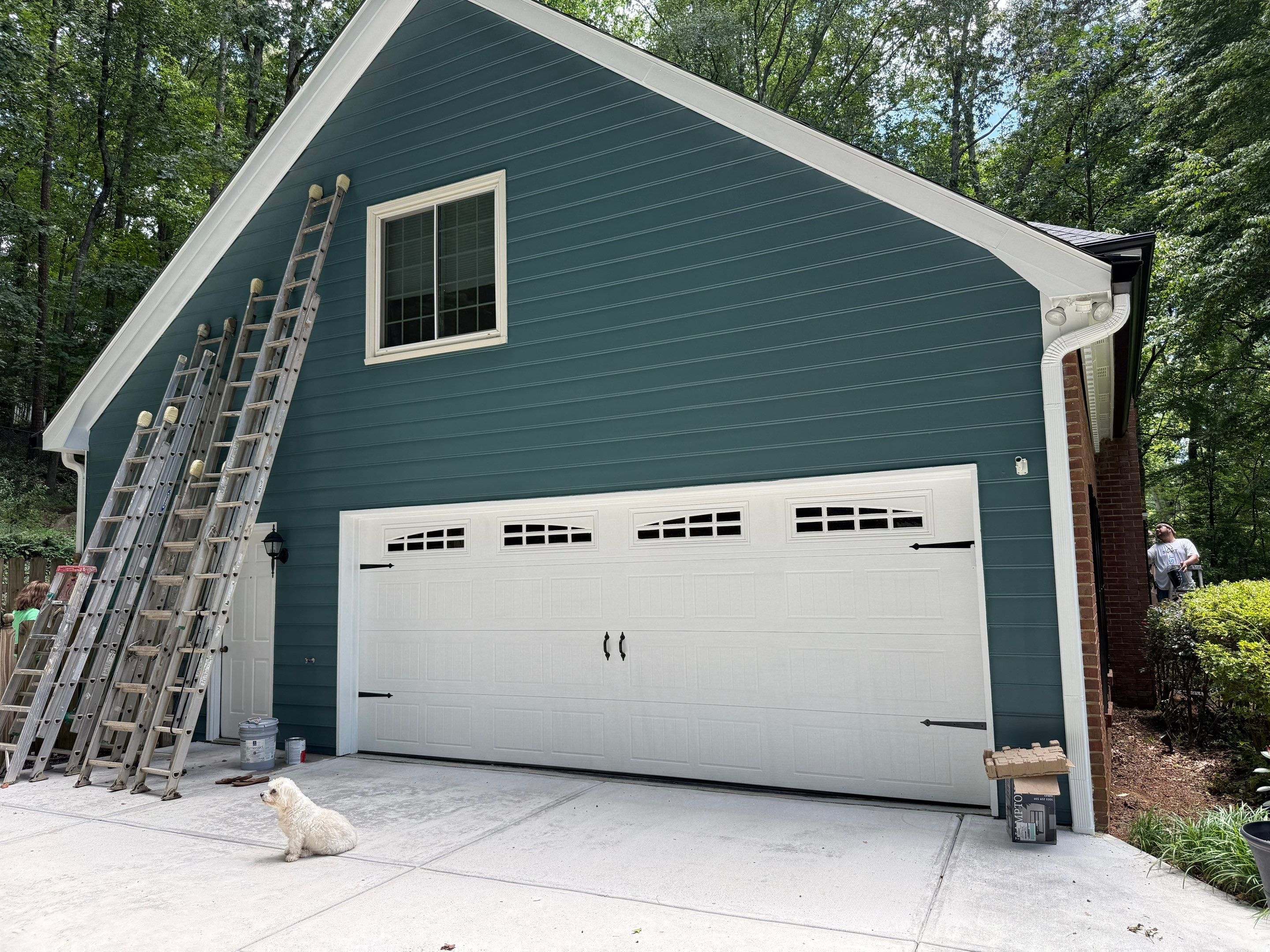 Two-Story Exterior Repainting and Color Transformation in Marietta by Swift Home Renovations