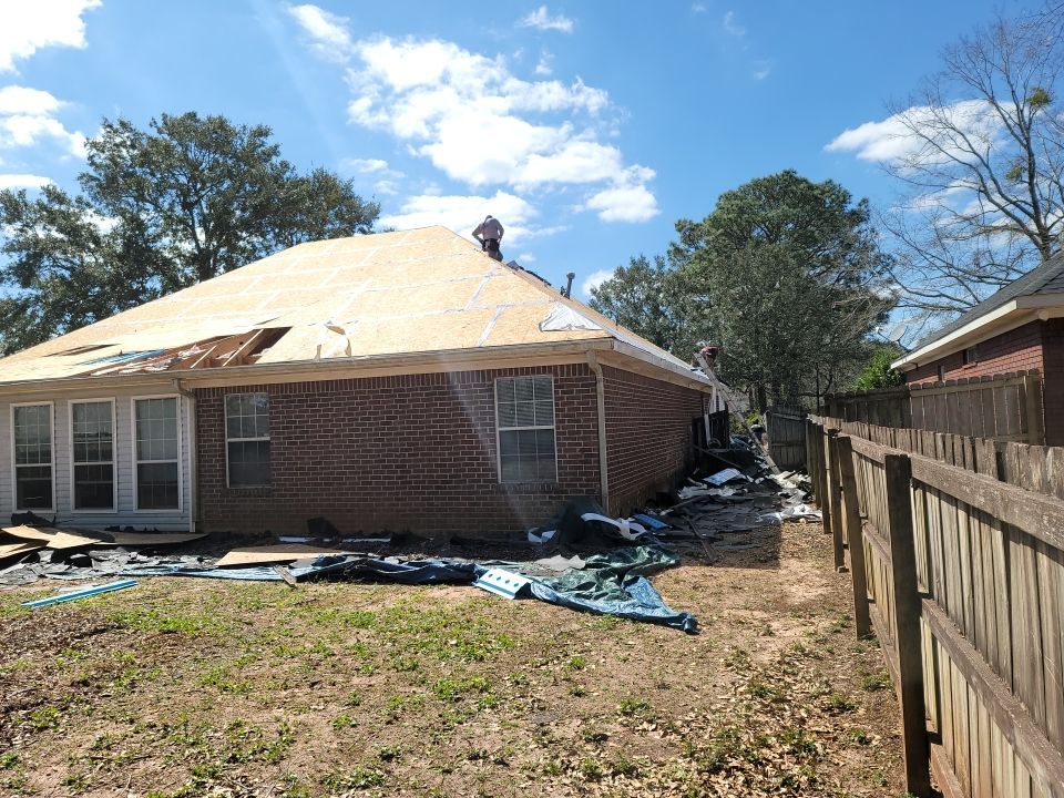 Residential Roofing Installation using Roof Replacement by American Roofing & Construction LLC