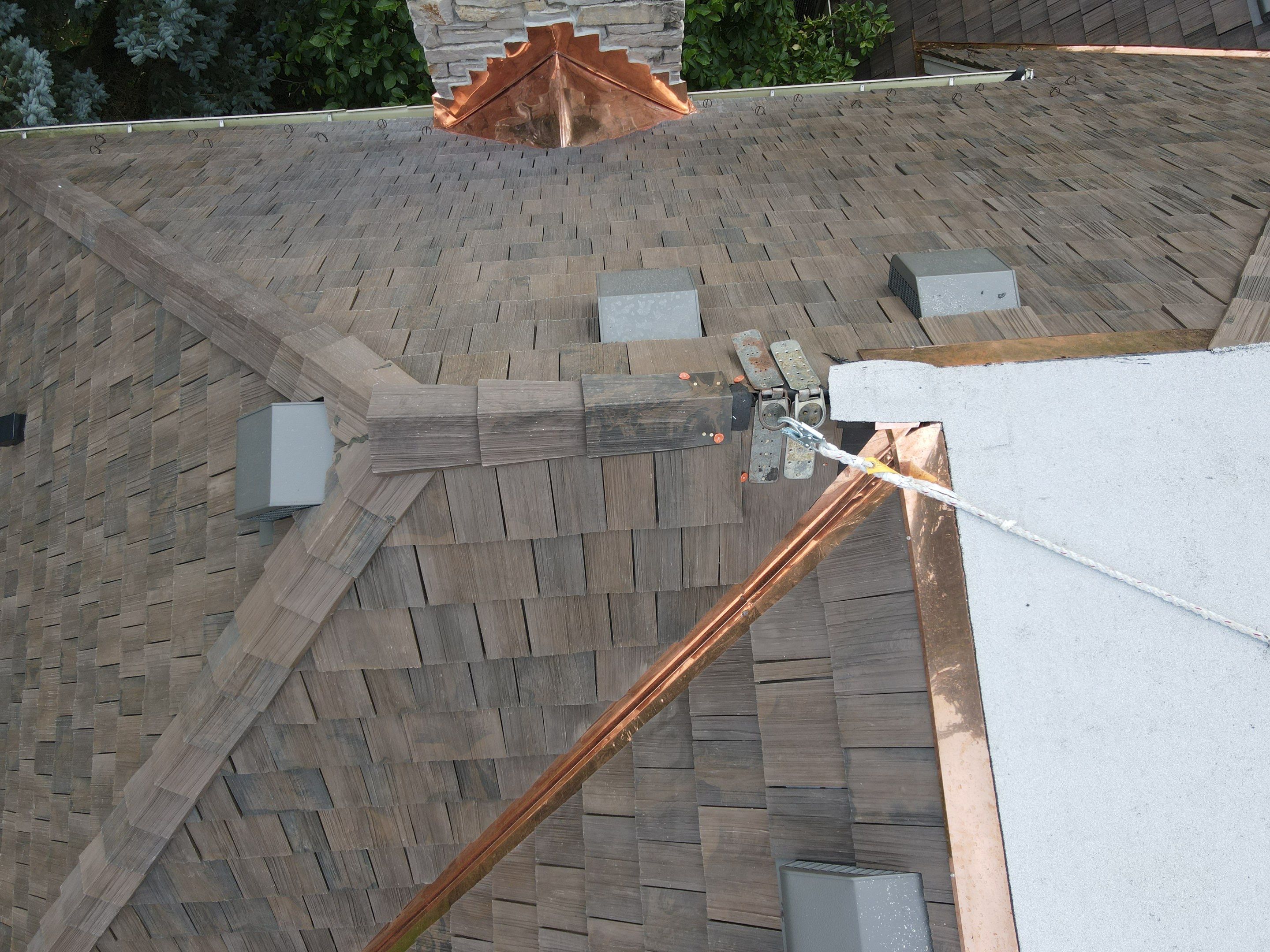Project in Libertyville by CRC Cedar Roofing Company