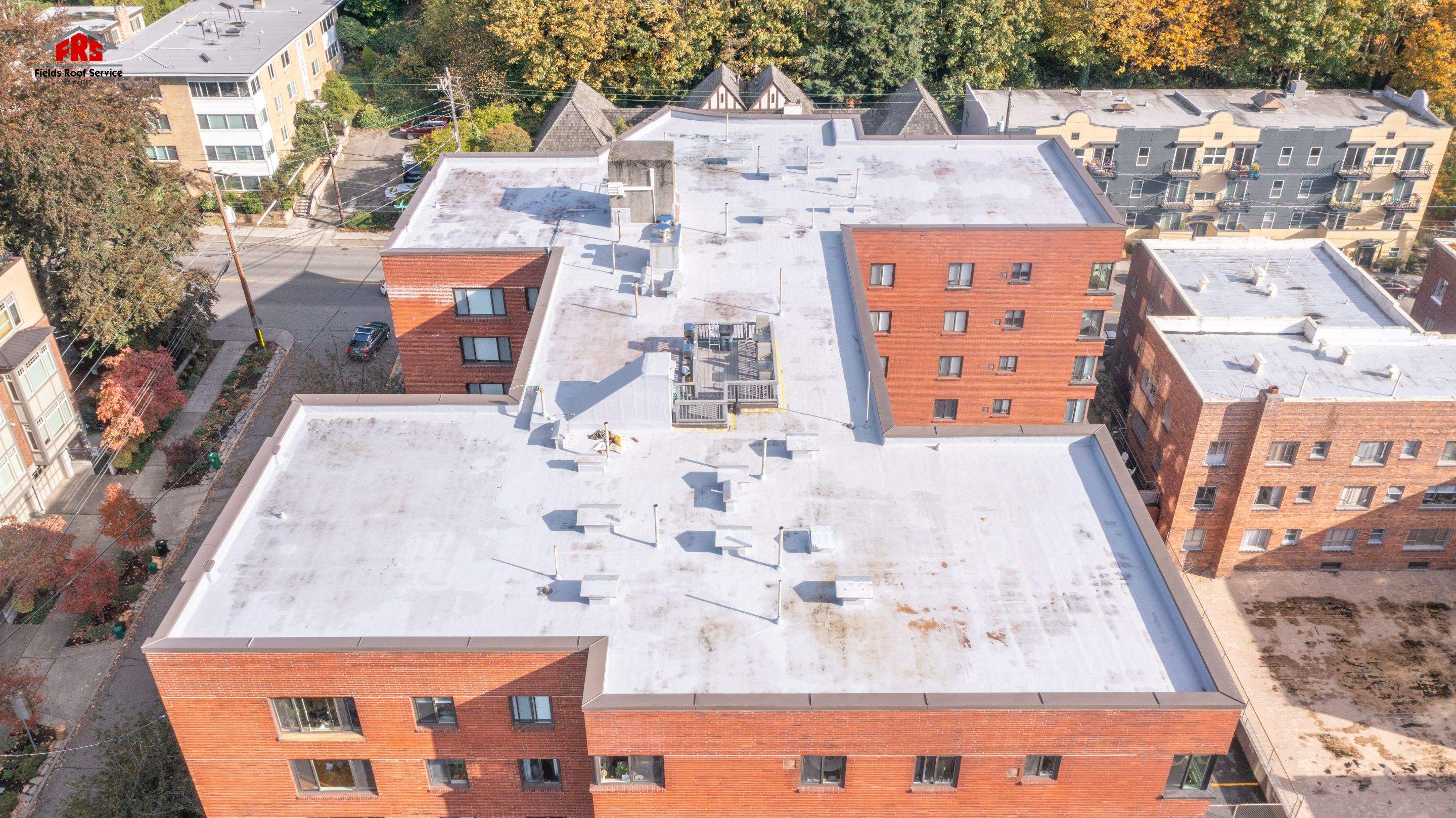 Commercial Roofing Installation using Carlisle 60 Mil TPO by Fields Roof Service Inc