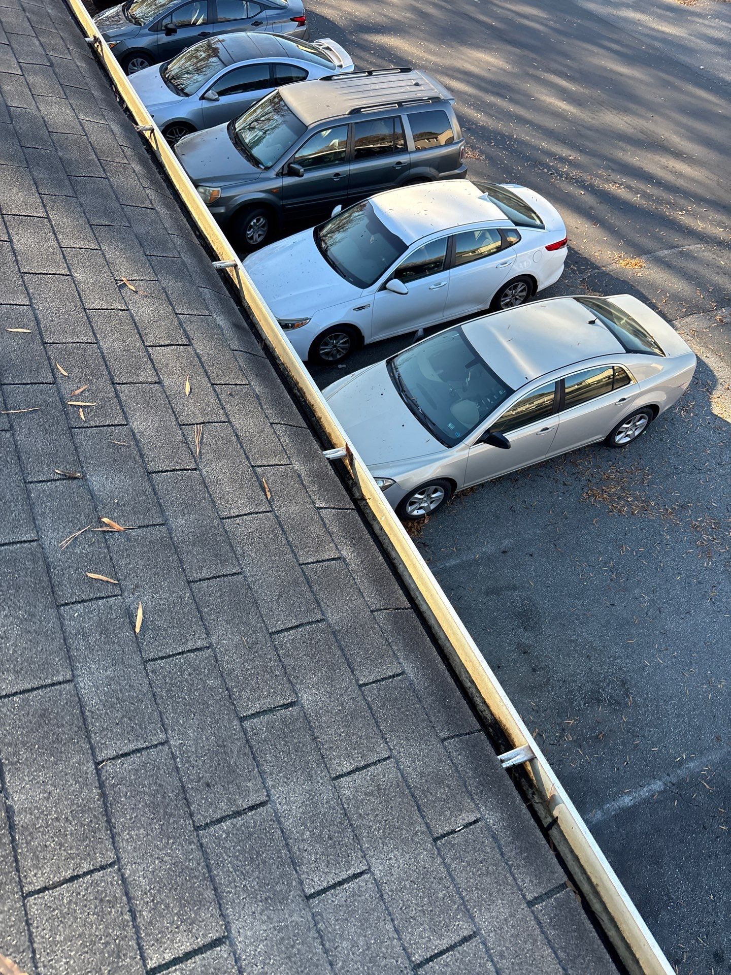 Commercial gutter cleaning Indian Trail & Matthews, NC after photo with clean gutters