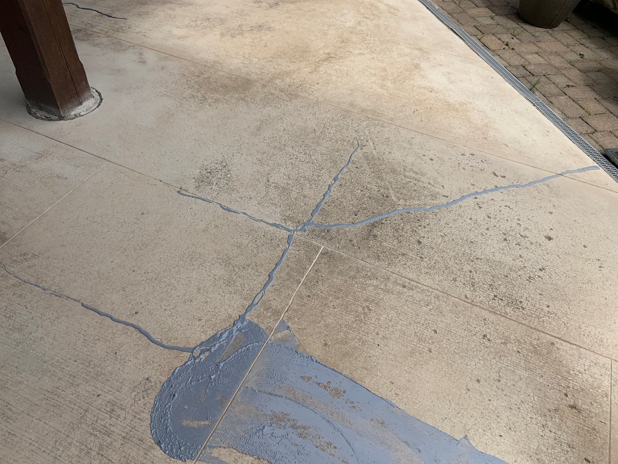 Patio Transformation using Mt Everest by Croc Coatings, LLC