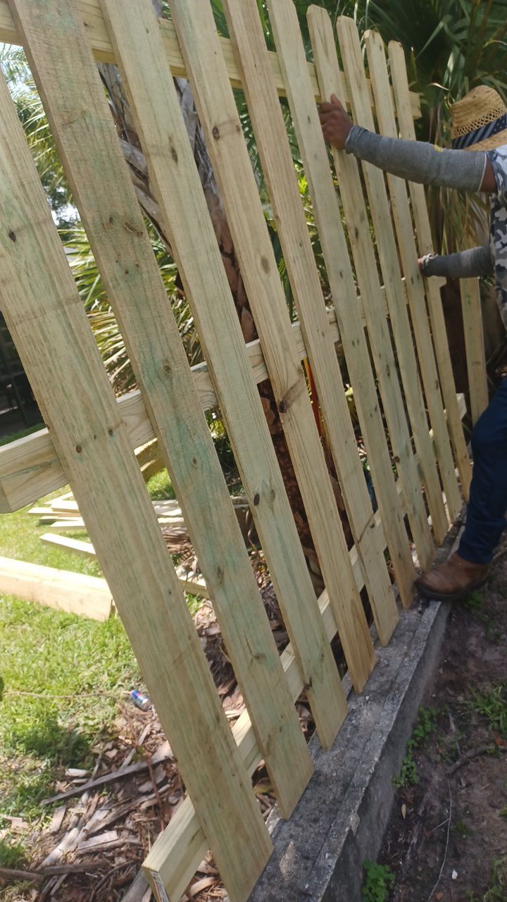 Nokomis, FL 6ft. Tall Treated Wood Shadowbox  by Asap fence and gates, LLC