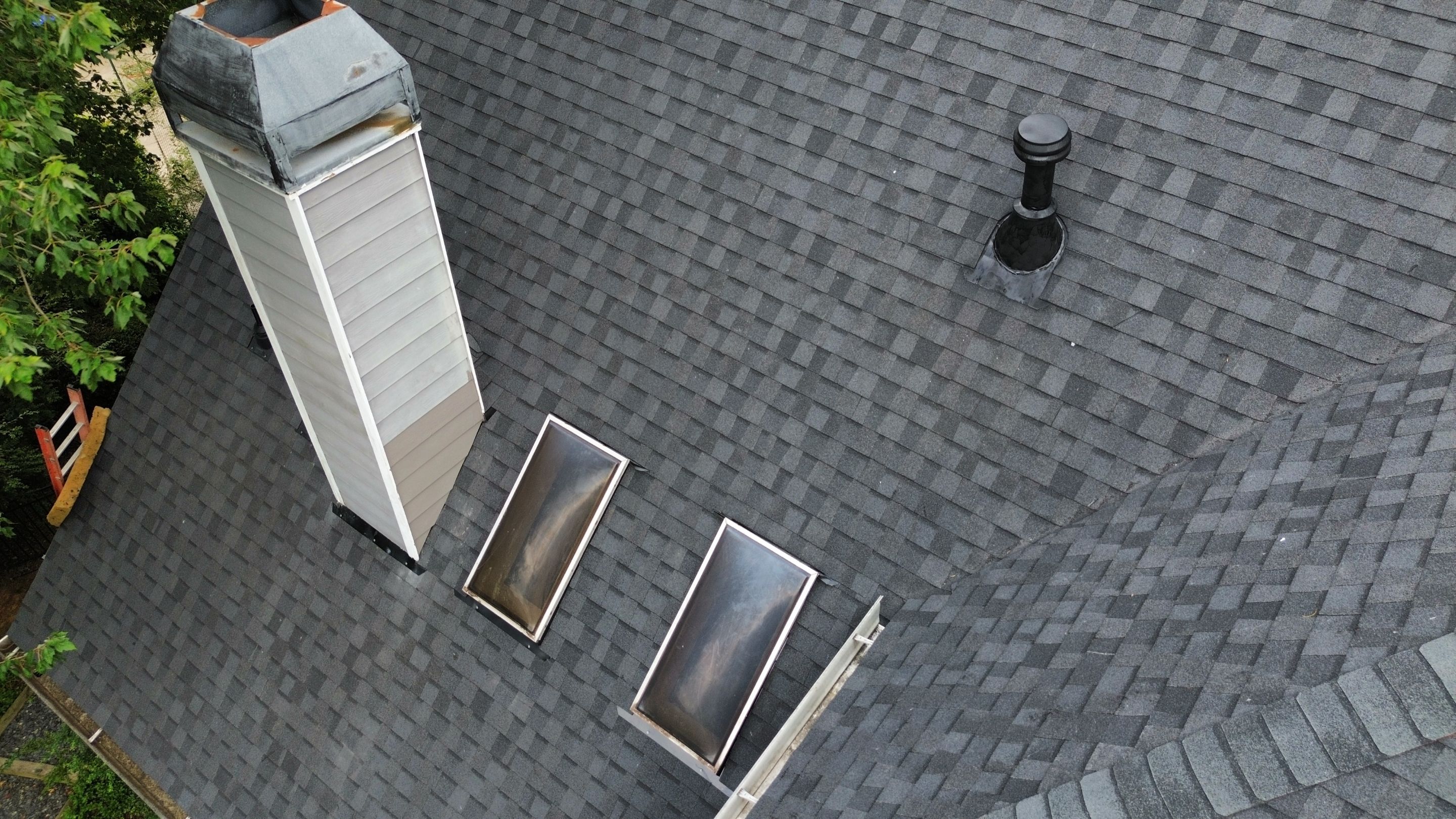Roswell, GA Roof Replacement CertainTeed Landmark Moire Black by Reset Roofing