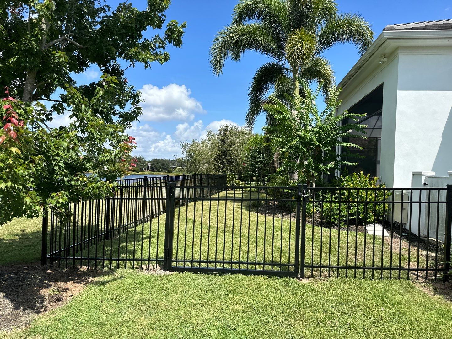Aluminum Fence Installation using 3 Rail Aluminum Fence by Asap fence and gates, LLC